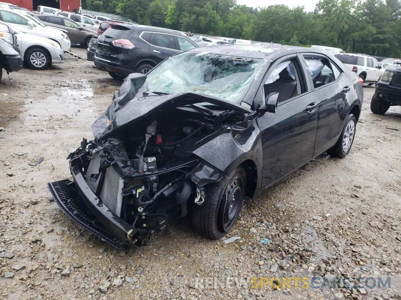 2 Photograph of a damaged car 2T1BURHE4KC143706 TOYOTA COROLLA 2019