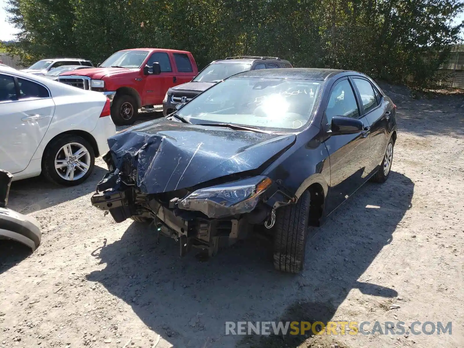 2 Photograph of a damaged car 2T1BURHE4KC143916 TOYOTA COROLLA 2019