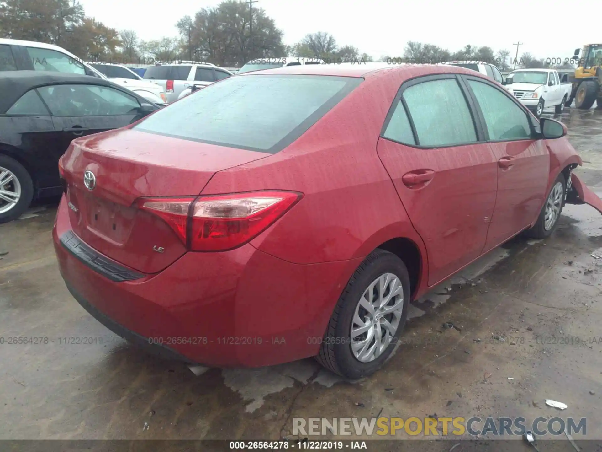 4 Photograph of a damaged car 2T1BURHE4KC144046 TOYOTA COROLLA 2019