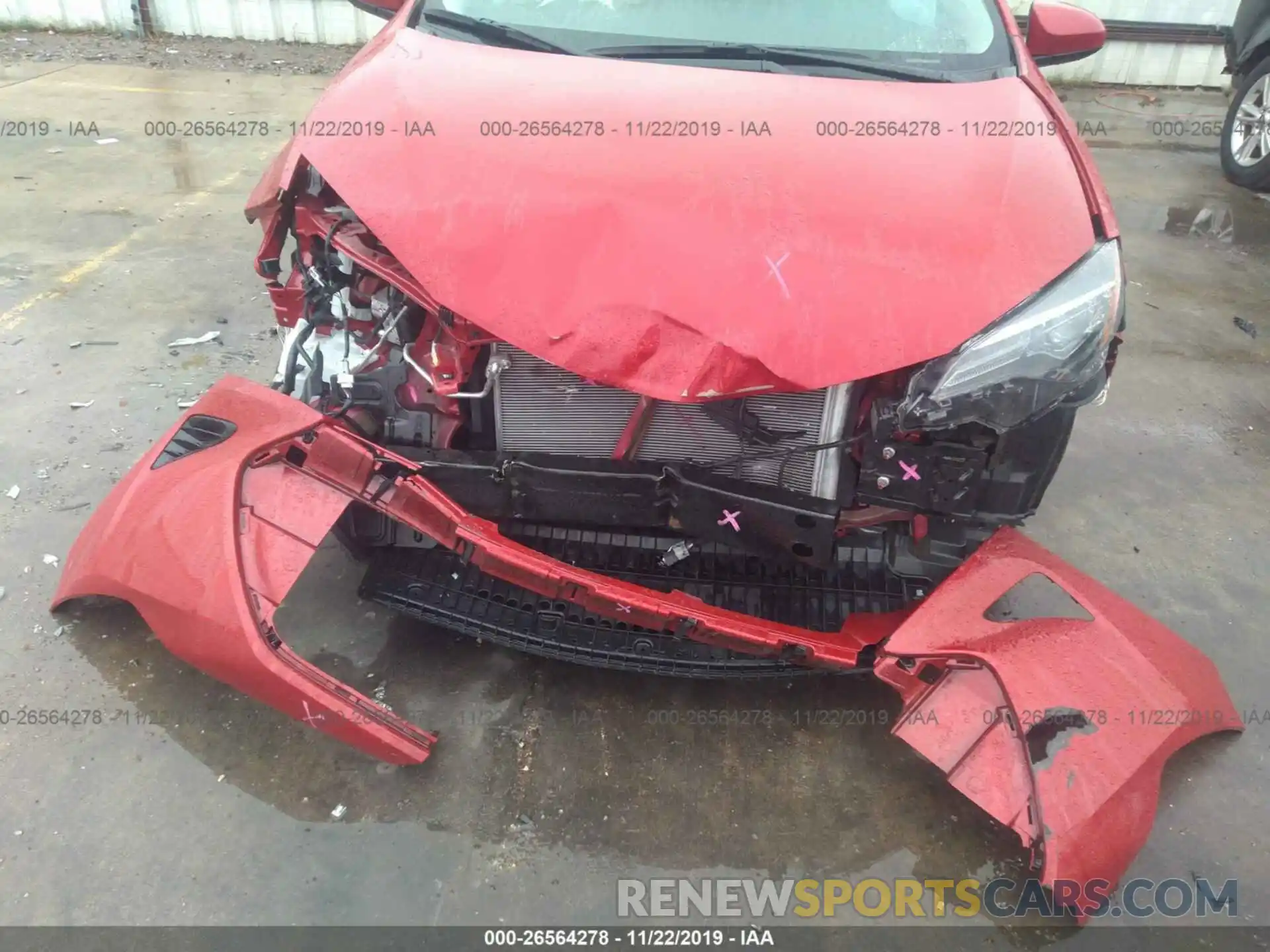 6 Photograph of a damaged car 2T1BURHE4KC144046 TOYOTA COROLLA 2019