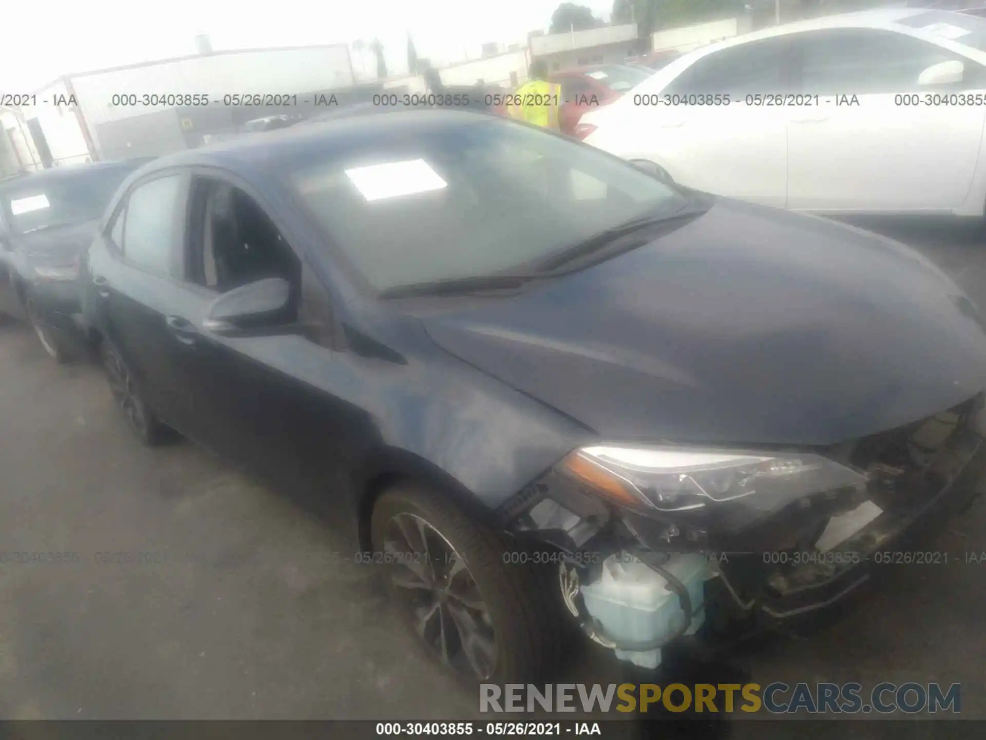 1 Photograph of a damaged car 2T1BURHE4KC144953 TOYOTA COROLLA 2019