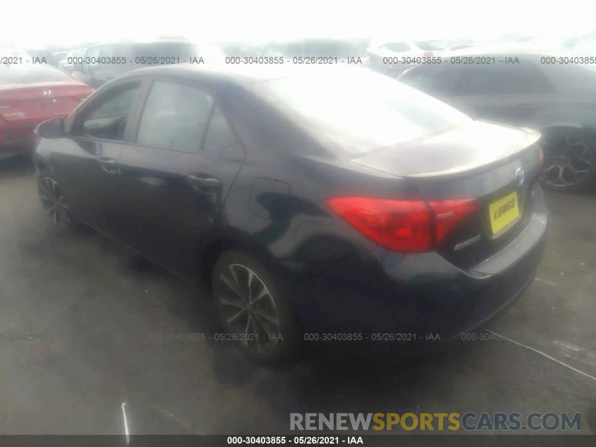 3 Photograph of a damaged car 2T1BURHE4KC144953 TOYOTA COROLLA 2019