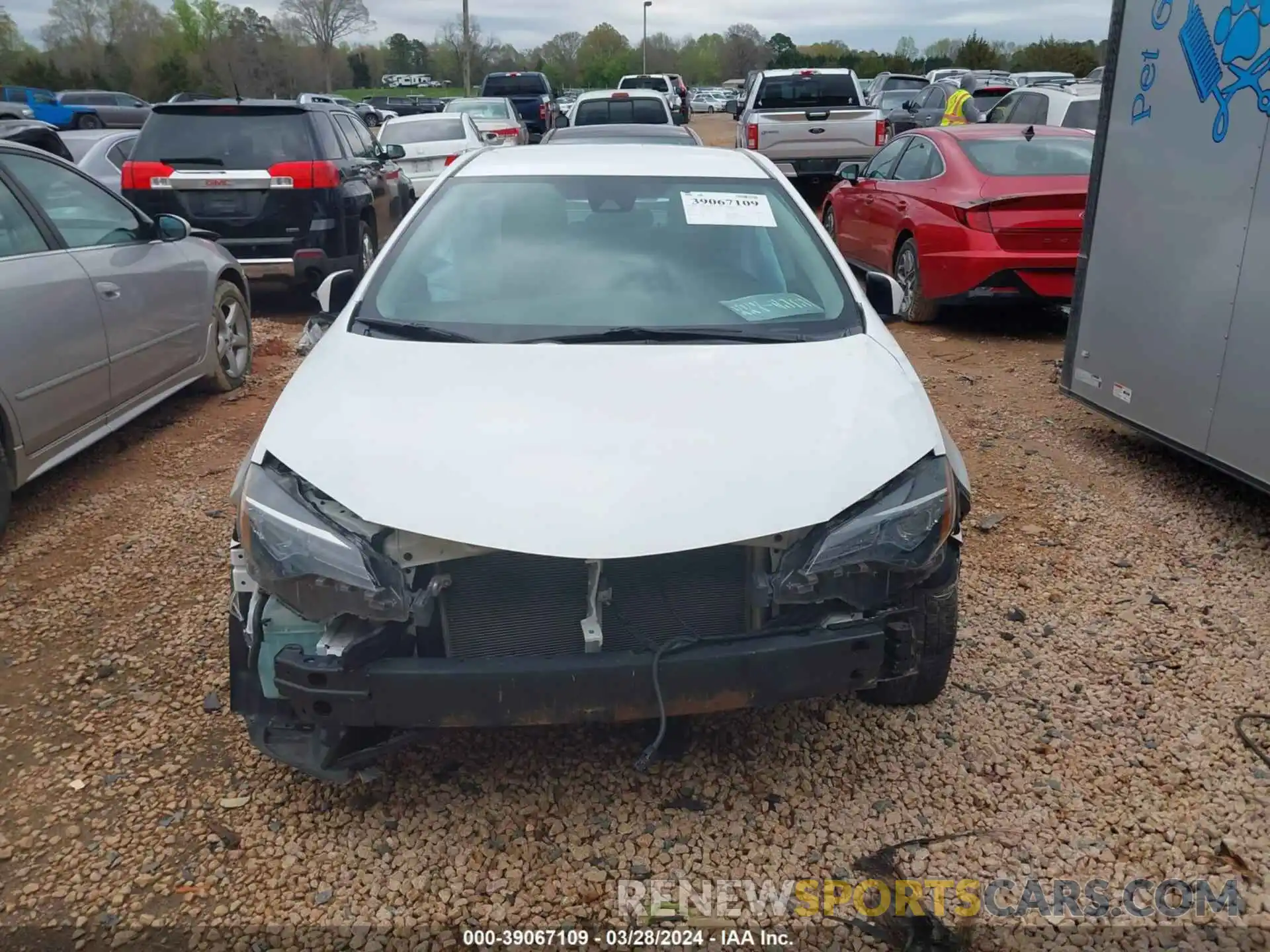 12 Photograph of a damaged car 2T1BURHE4KC146038 TOYOTA COROLLA 2019