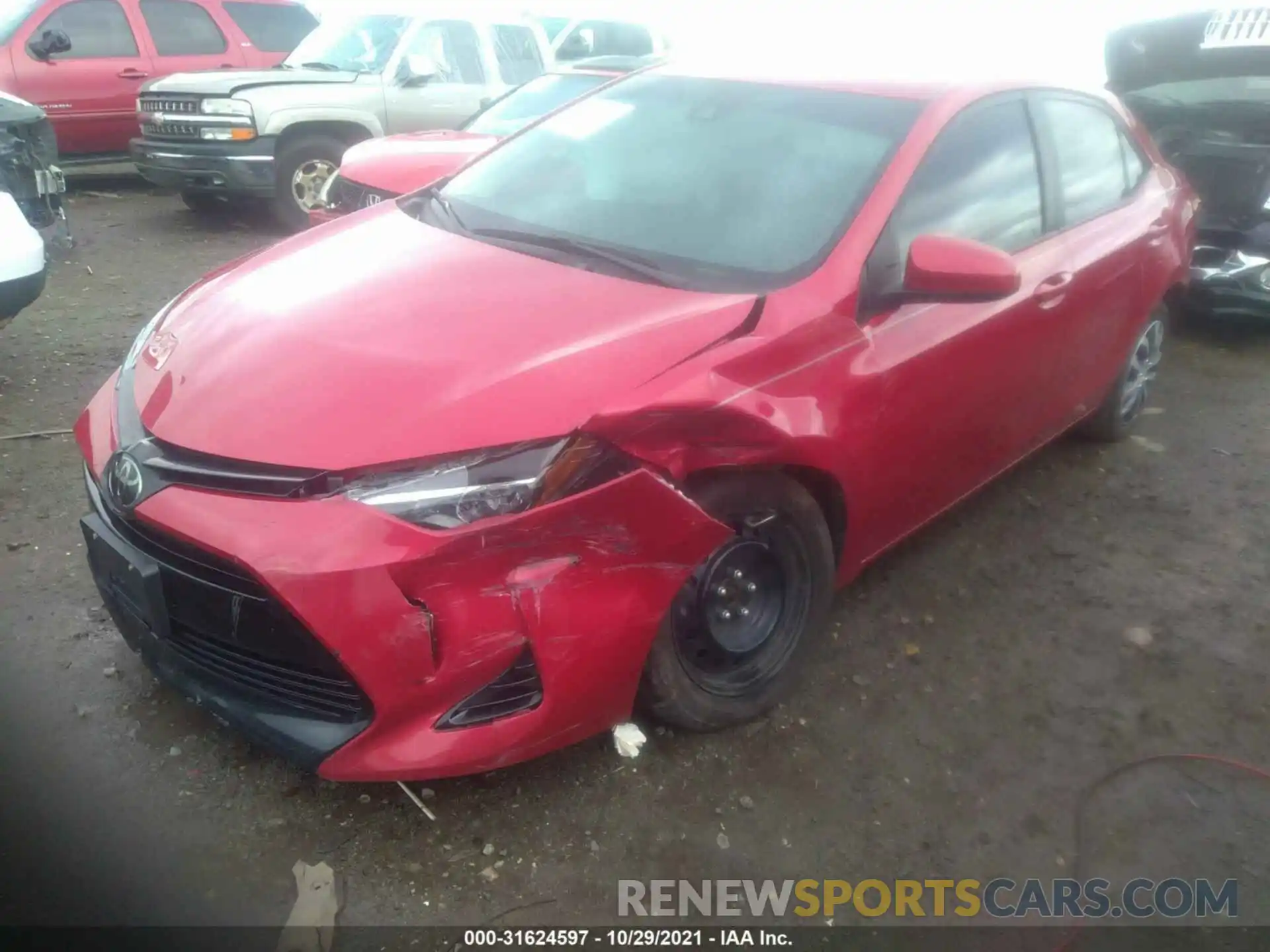 2 Photograph of a damaged car 2T1BURHE4KC146041 TOYOTA COROLLA 2019