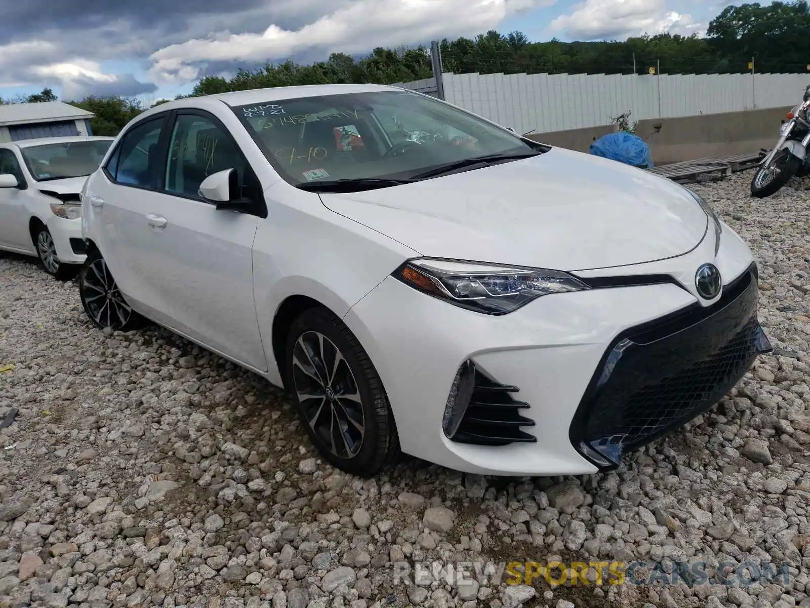 1 Photograph of a damaged car 2T1BURHE4KC146380 TOYOTA COROLLA 2019