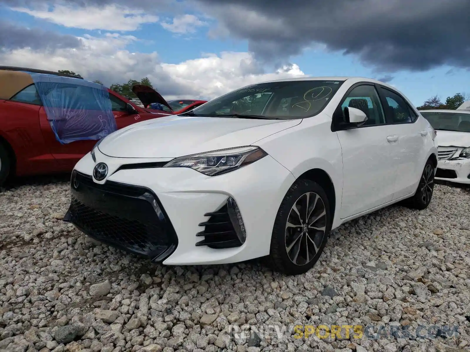 2 Photograph of a damaged car 2T1BURHE4KC146380 TOYOTA COROLLA 2019