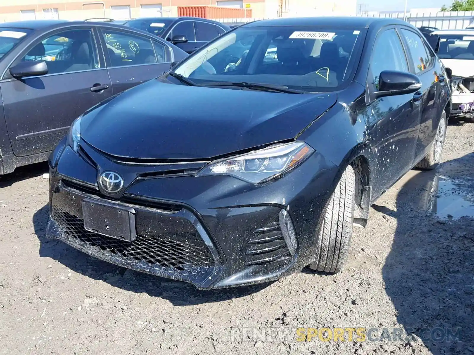 2 Фотография поврежденного автомобиля 2T1BURHE4KC146461 TOYOTA COROLLA 2019