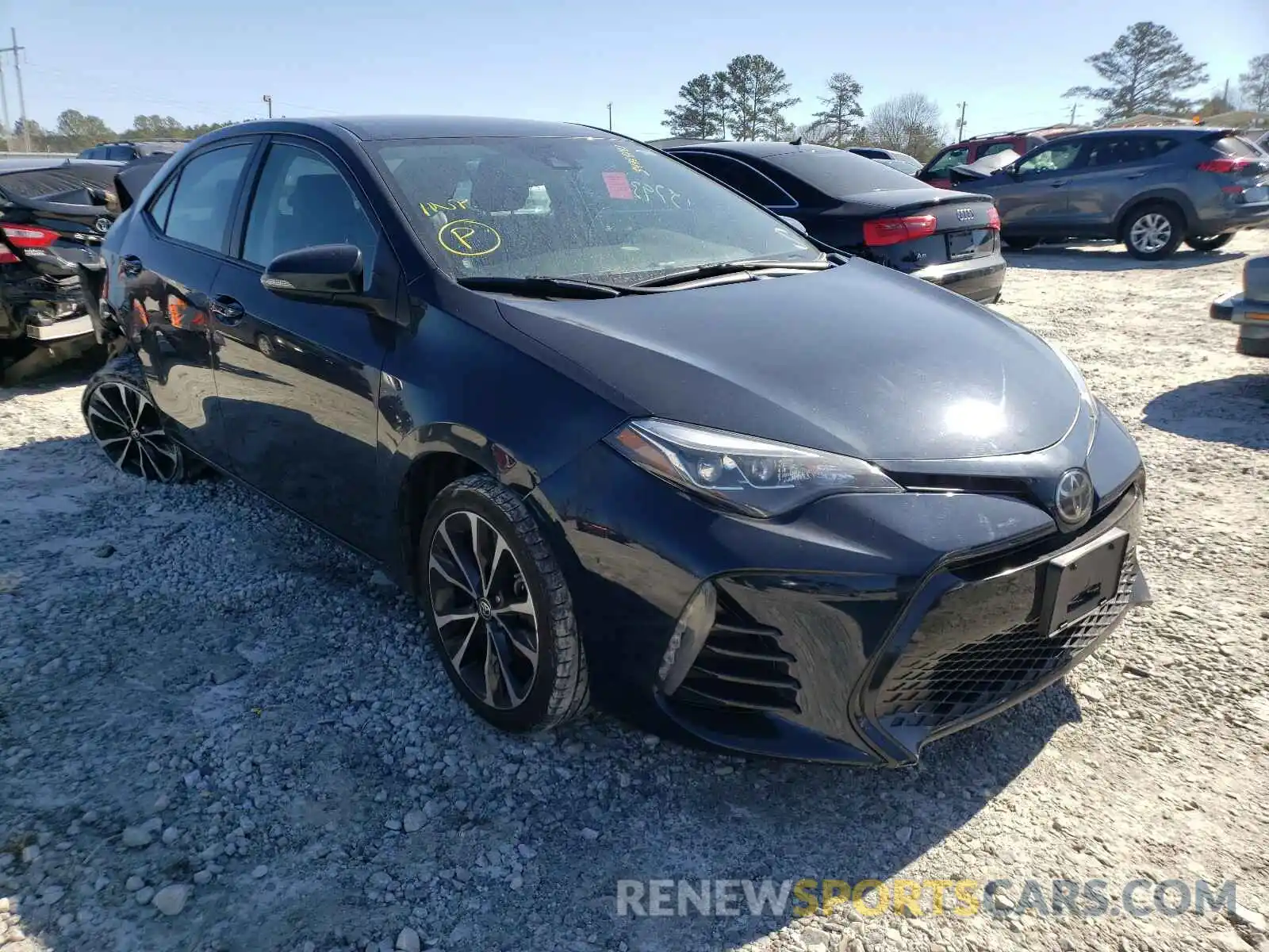 1 Photograph of a damaged car 2T1BURHE4KC146976 TOYOTA COROLLA 2019