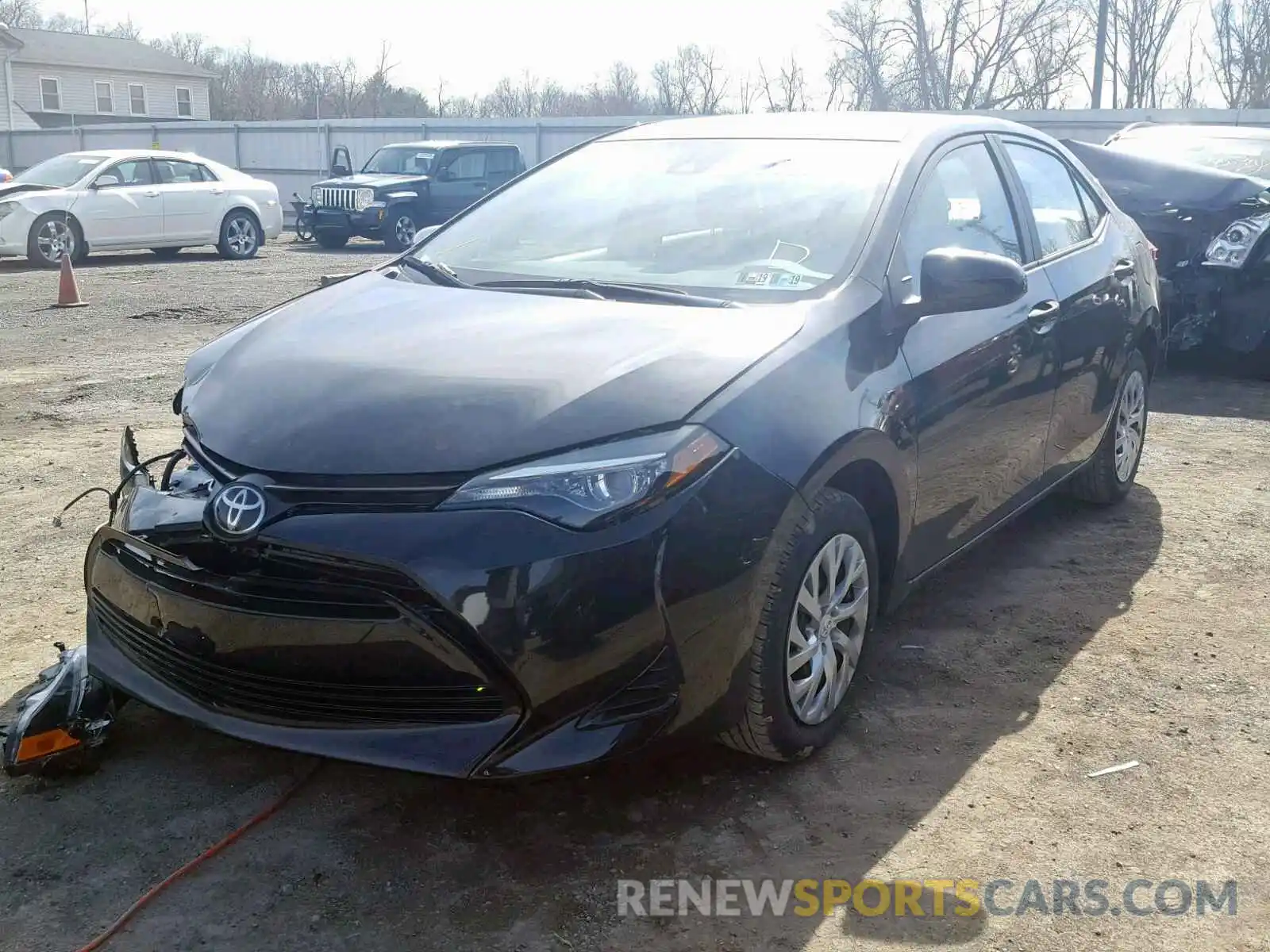 2 Photograph of a damaged car 2T1BURHE4KC147061 TOYOTA COROLLA 2019