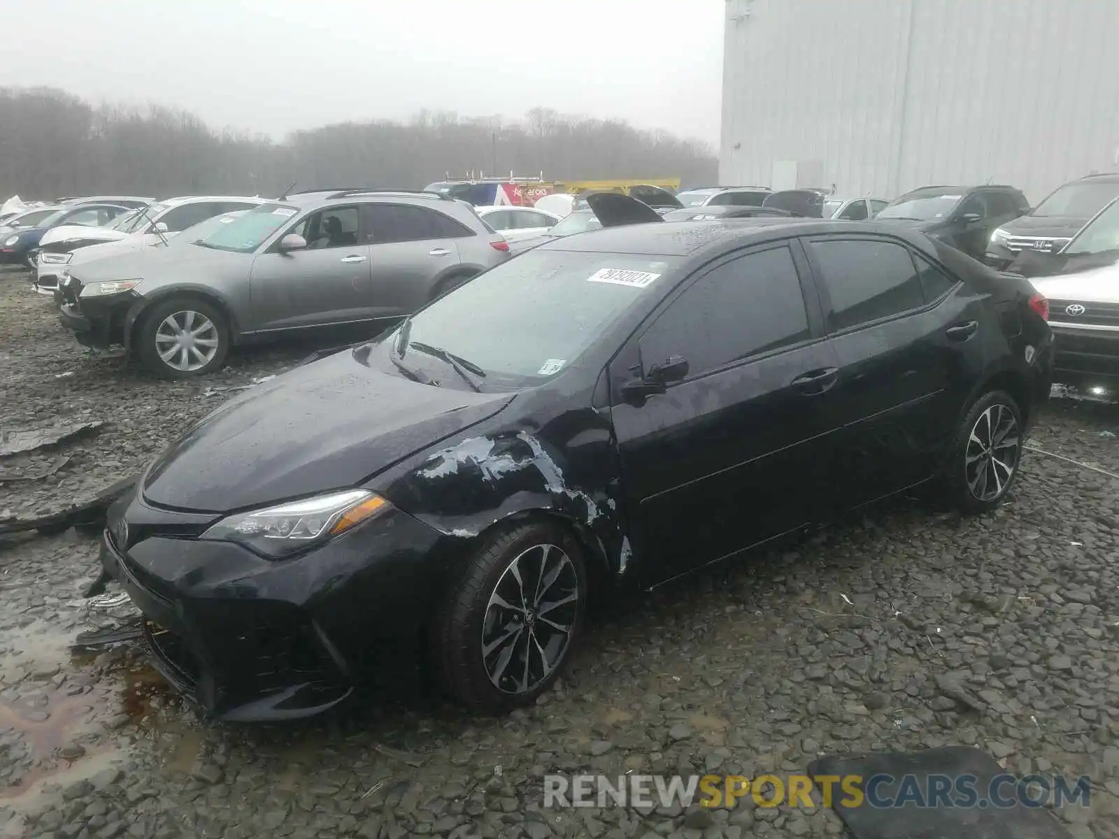 2 Photograph of a damaged car 2T1BURHE4KC147447 TOYOTA COROLLA 2019