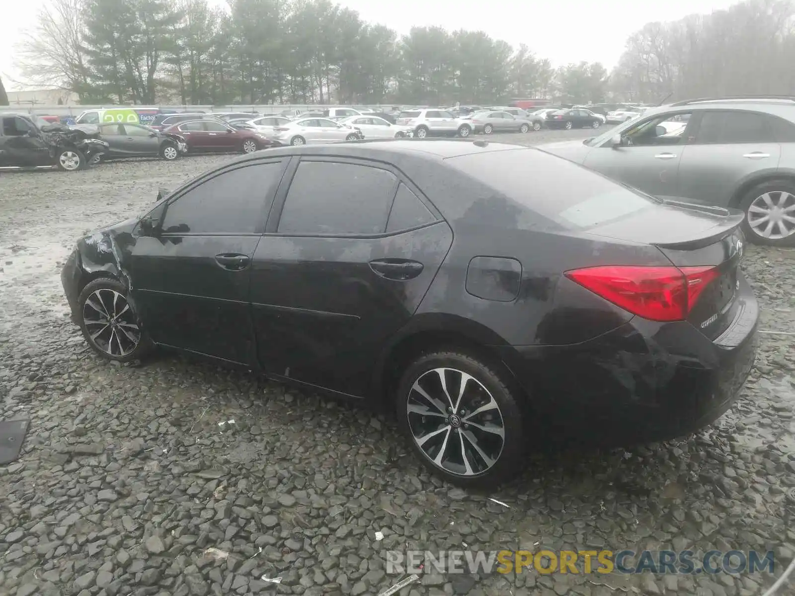 3 Photograph of a damaged car 2T1BURHE4KC147447 TOYOTA COROLLA 2019