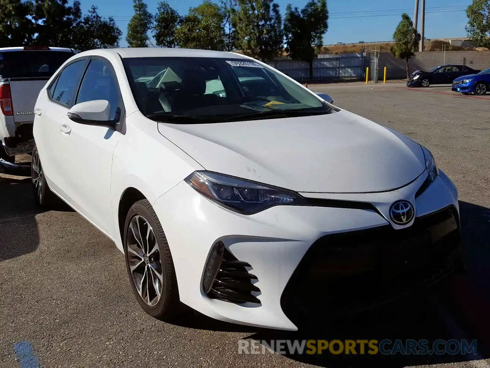 1 Photograph of a damaged car 2T1BURHE4KC147836 TOYOTA COROLLA 2019