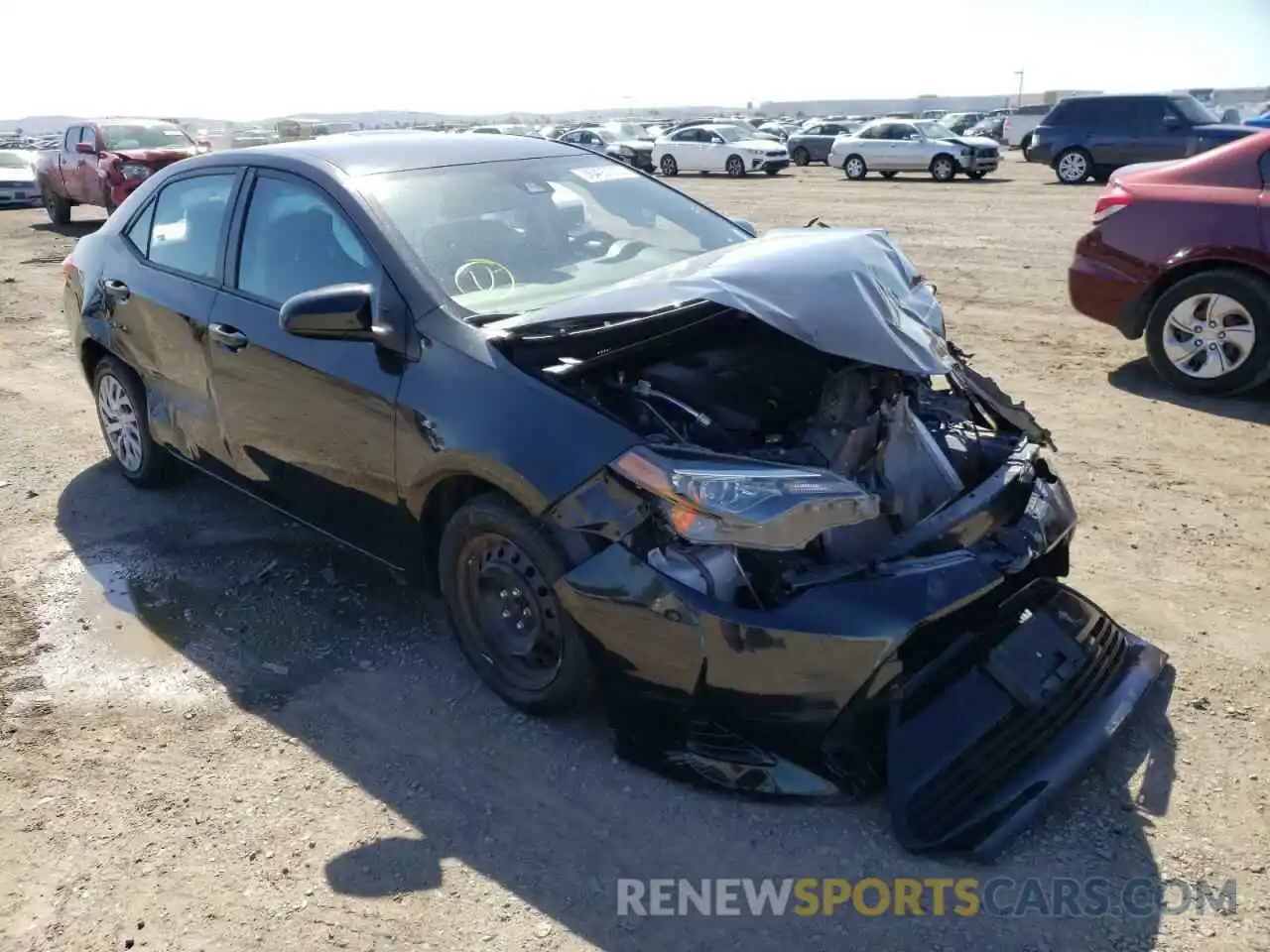 1 Photograph of a damaged car 2T1BURHE4KC147853 TOYOTA COROLLA 2019