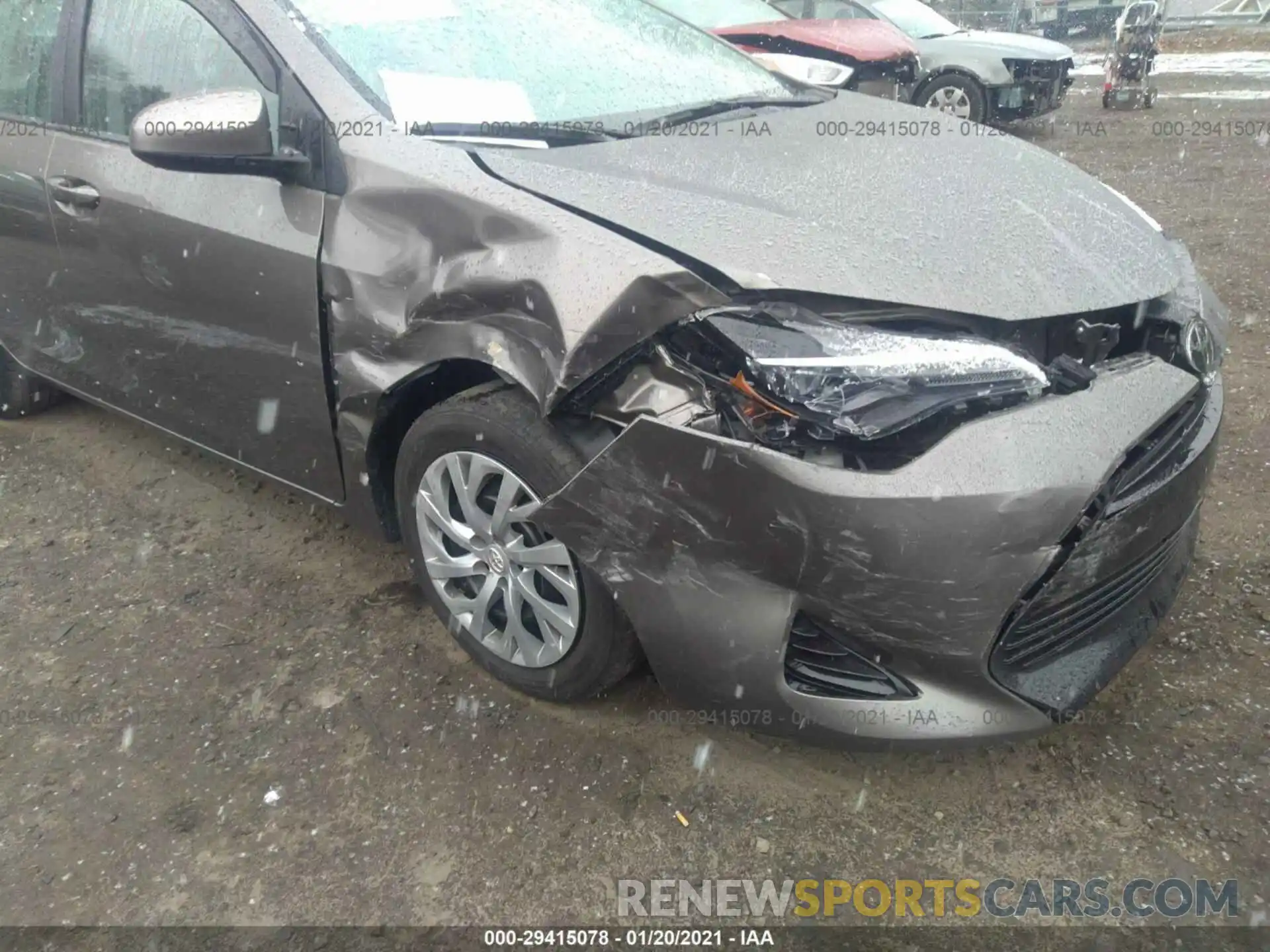 6 Photograph of a damaged car 2T1BURHE4KC147982 TOYOTA COROLLA 2019