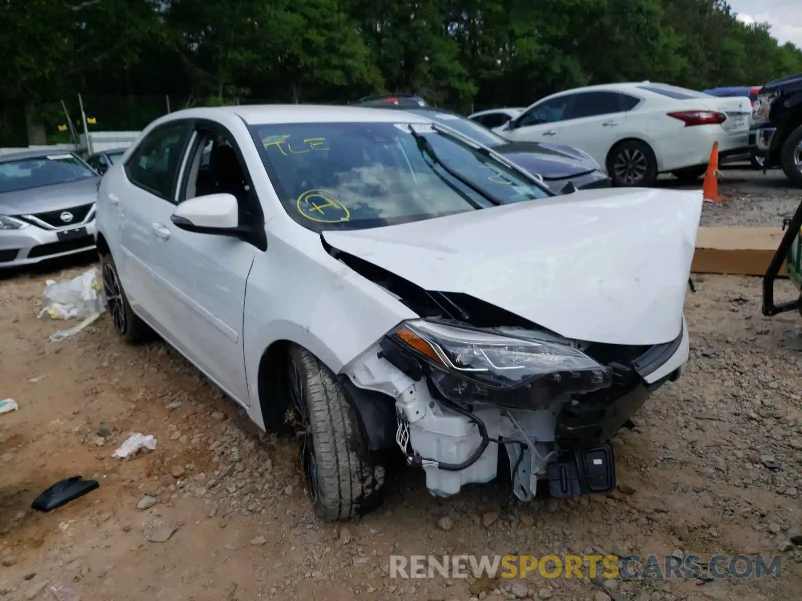 1 Photograph of a damaged car 2T1BURHE4KC148226 TOYOTA COROLLA 2019