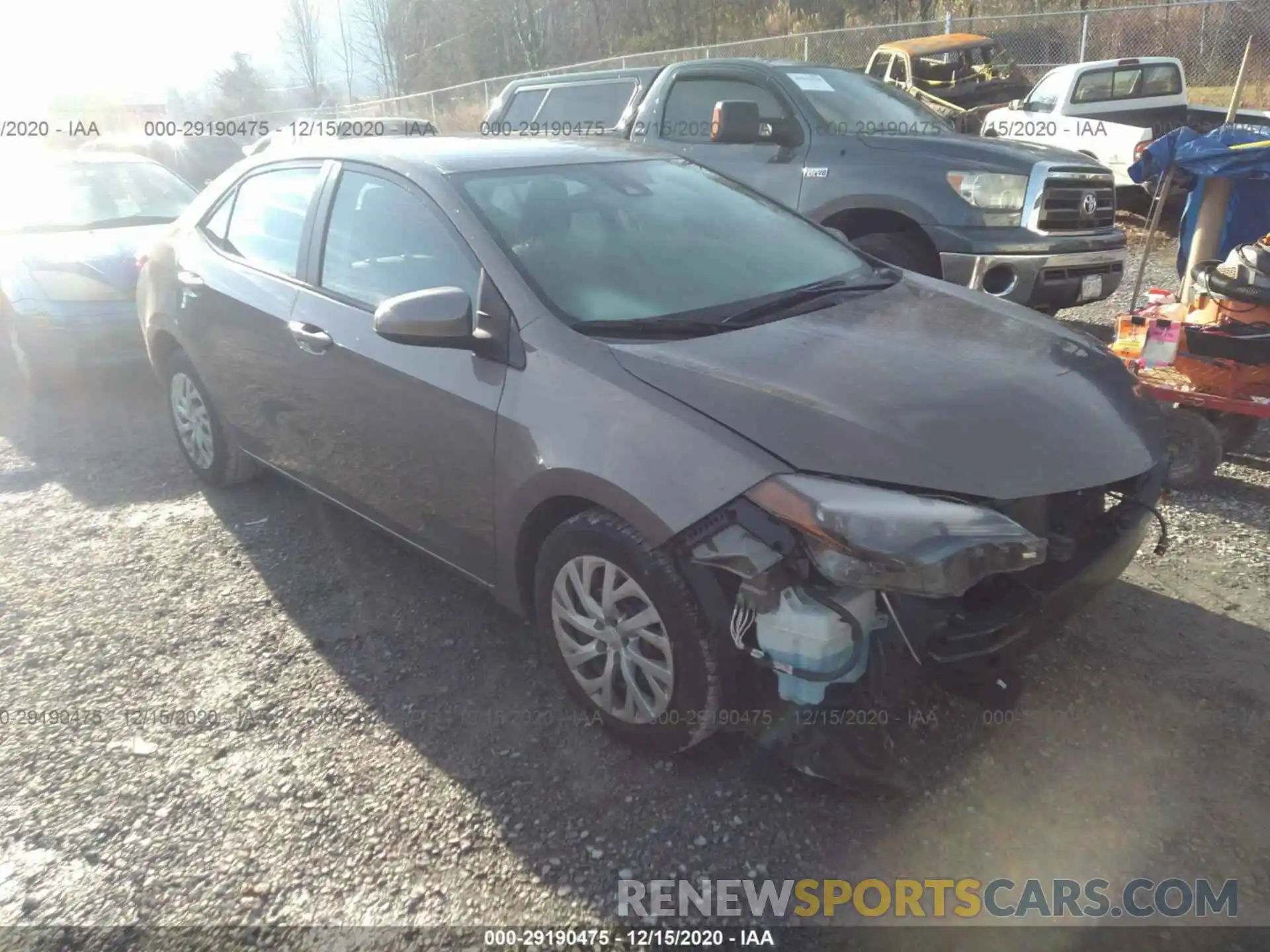 1 Photograph of a damaged car 2T1BURHE4KC148856 TOYOTA COROLLA 2019