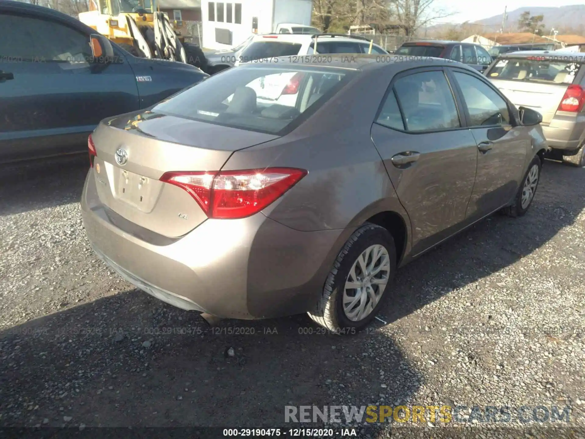 4 Photograph of a damaged car 2T1BURHE4KC148856 TOYOTA COROLLA 2019