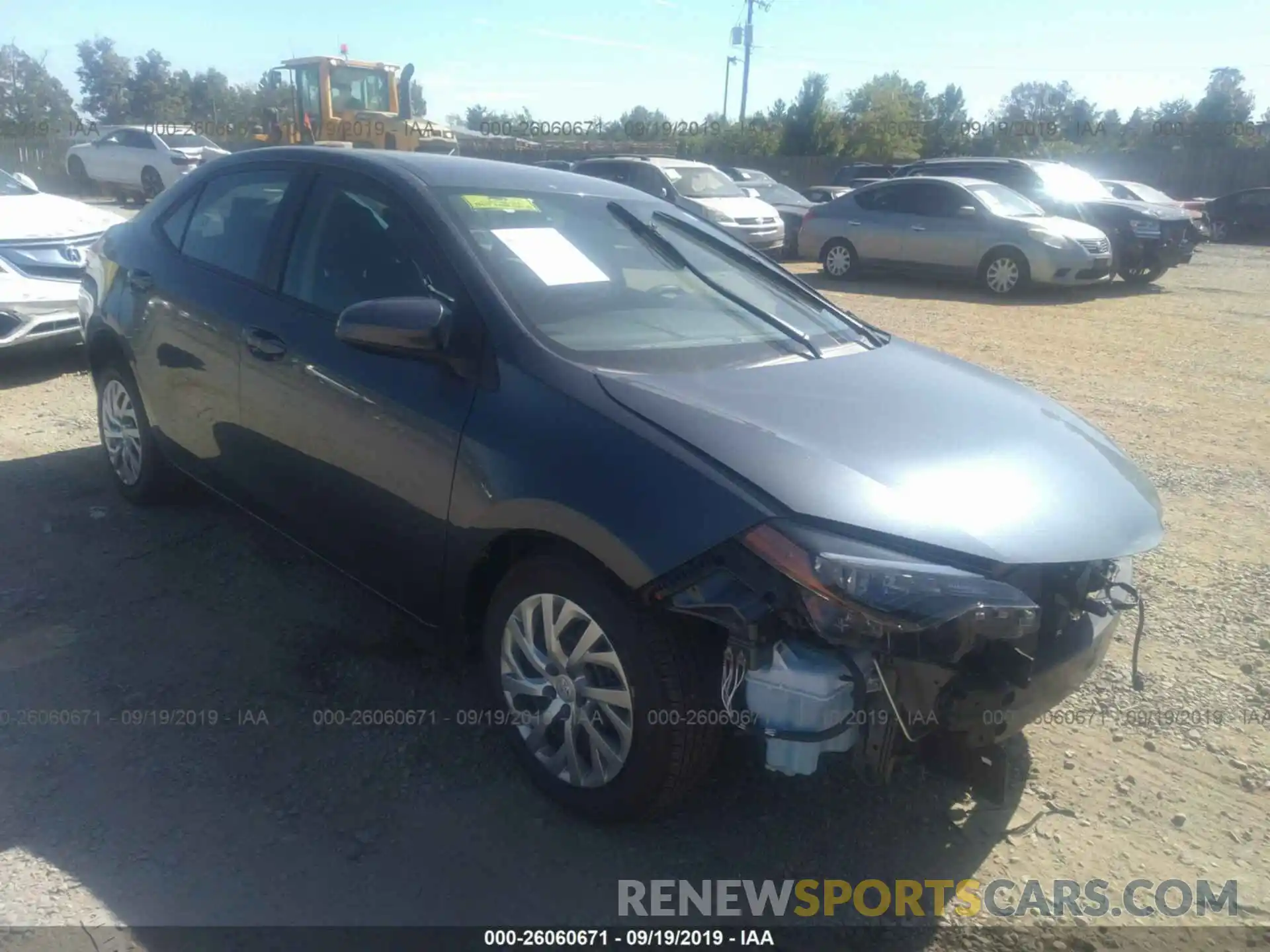 1 Photograph of a damaged car 2T1BURHE4KC149330 TOYOTA COROLLA 2019