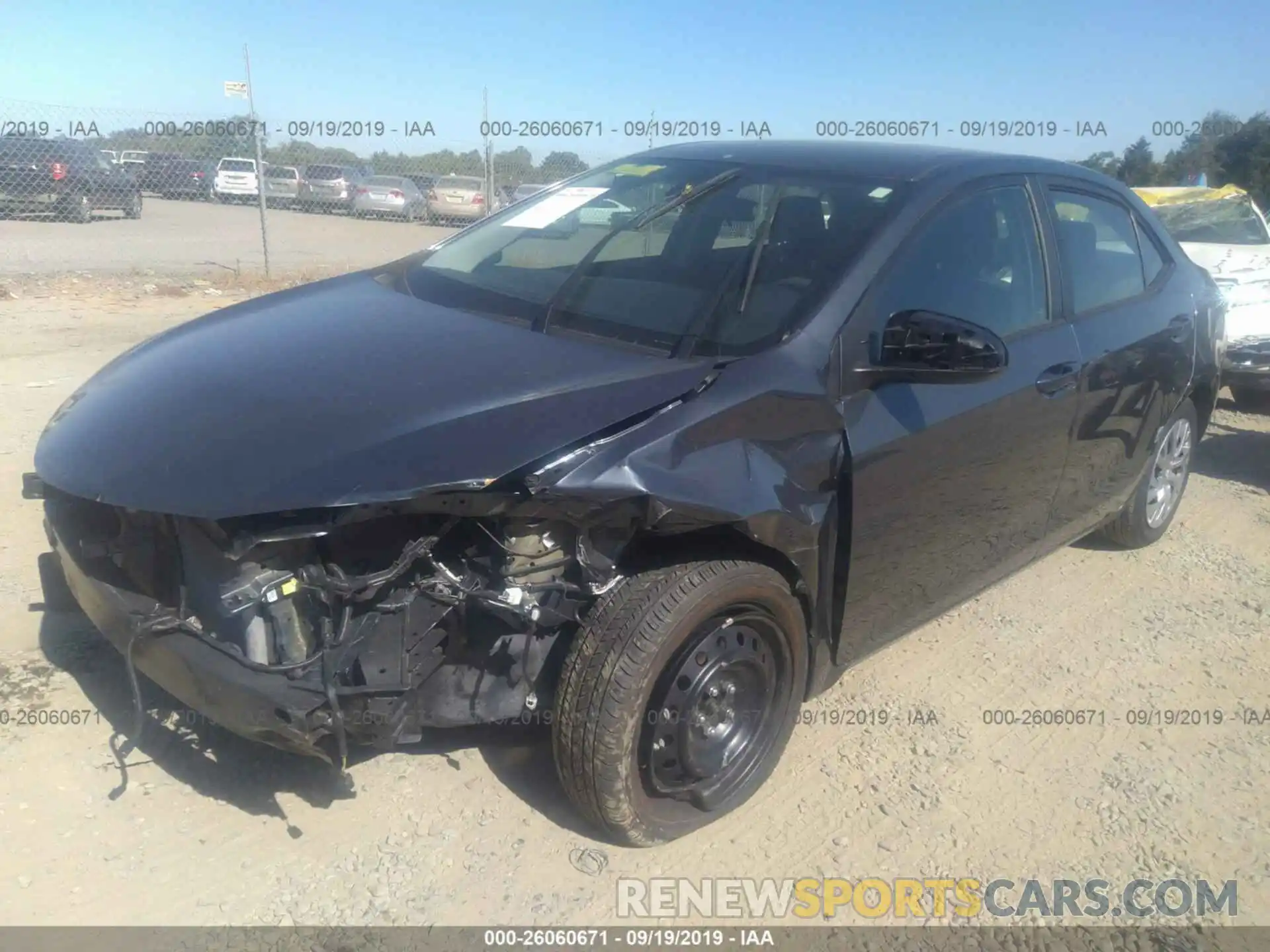 2 Photograph of a damaged car 2T1BURHE4KC149330 TOYOTA COROLLA 2019