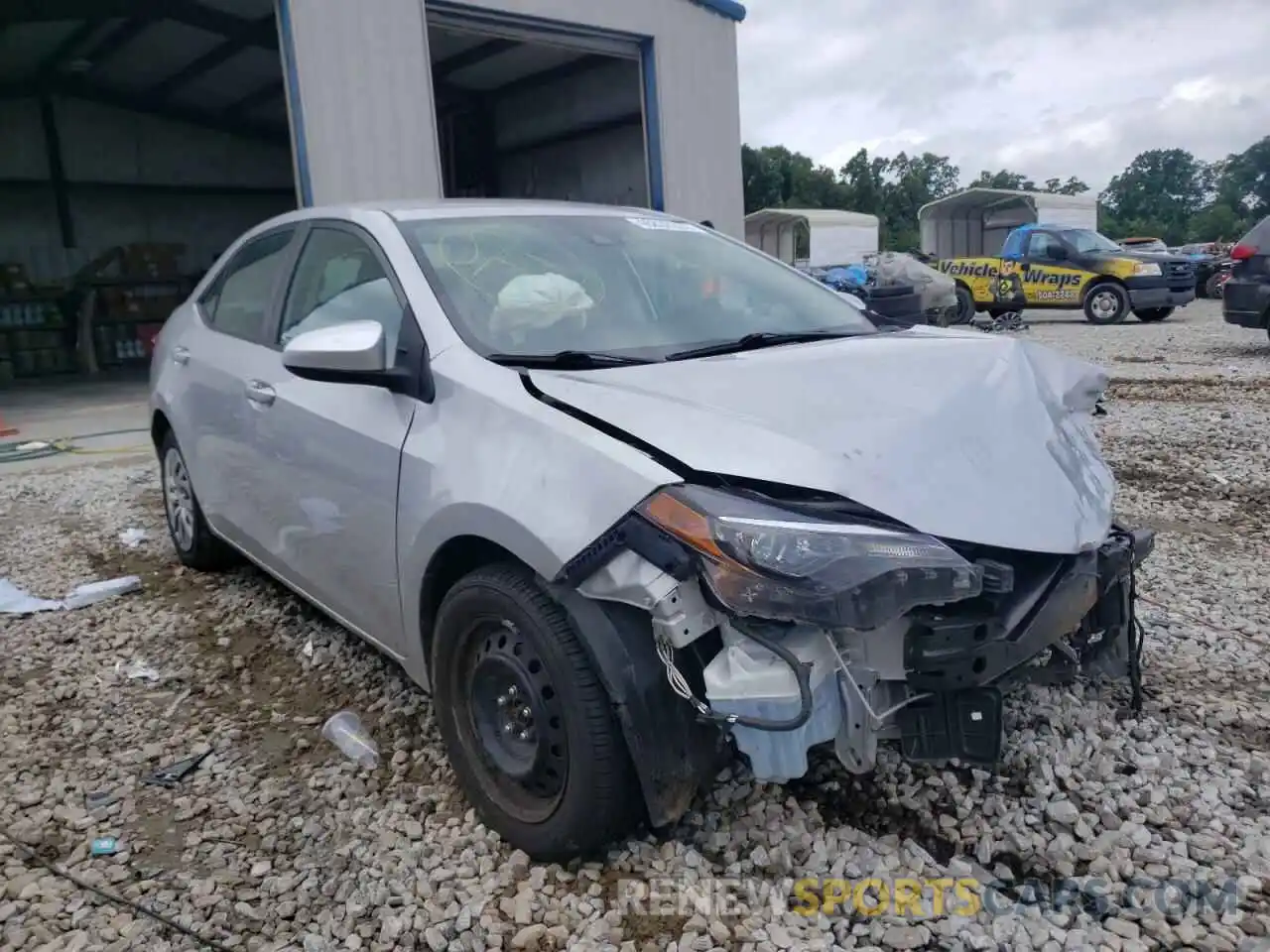 1 Photograph of a damaged car 2T1BURHE4KC149618 TOYOTA COROLLA 2019