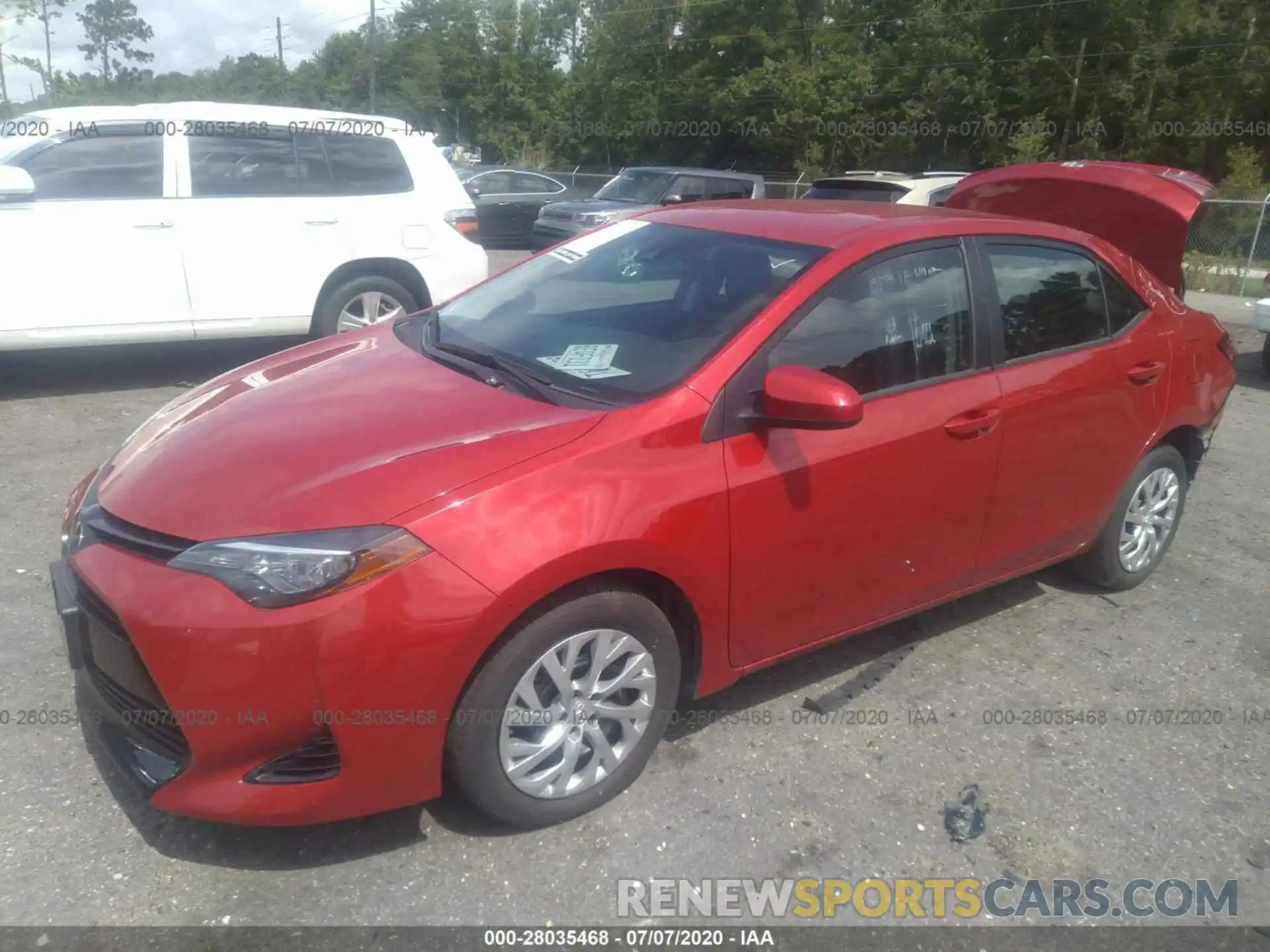 2 Photograph of a damaged car 2T1BURHE4KC149747 TOYOTA COROLLA 2019