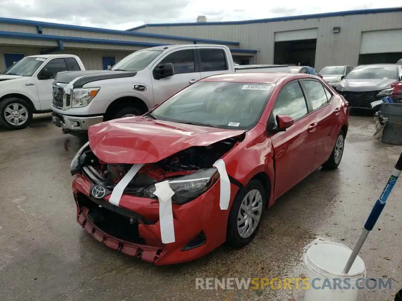 2 Photograph of a damaged car 2T1BURHE4KC151627 TOYOTA COROLLA 2019