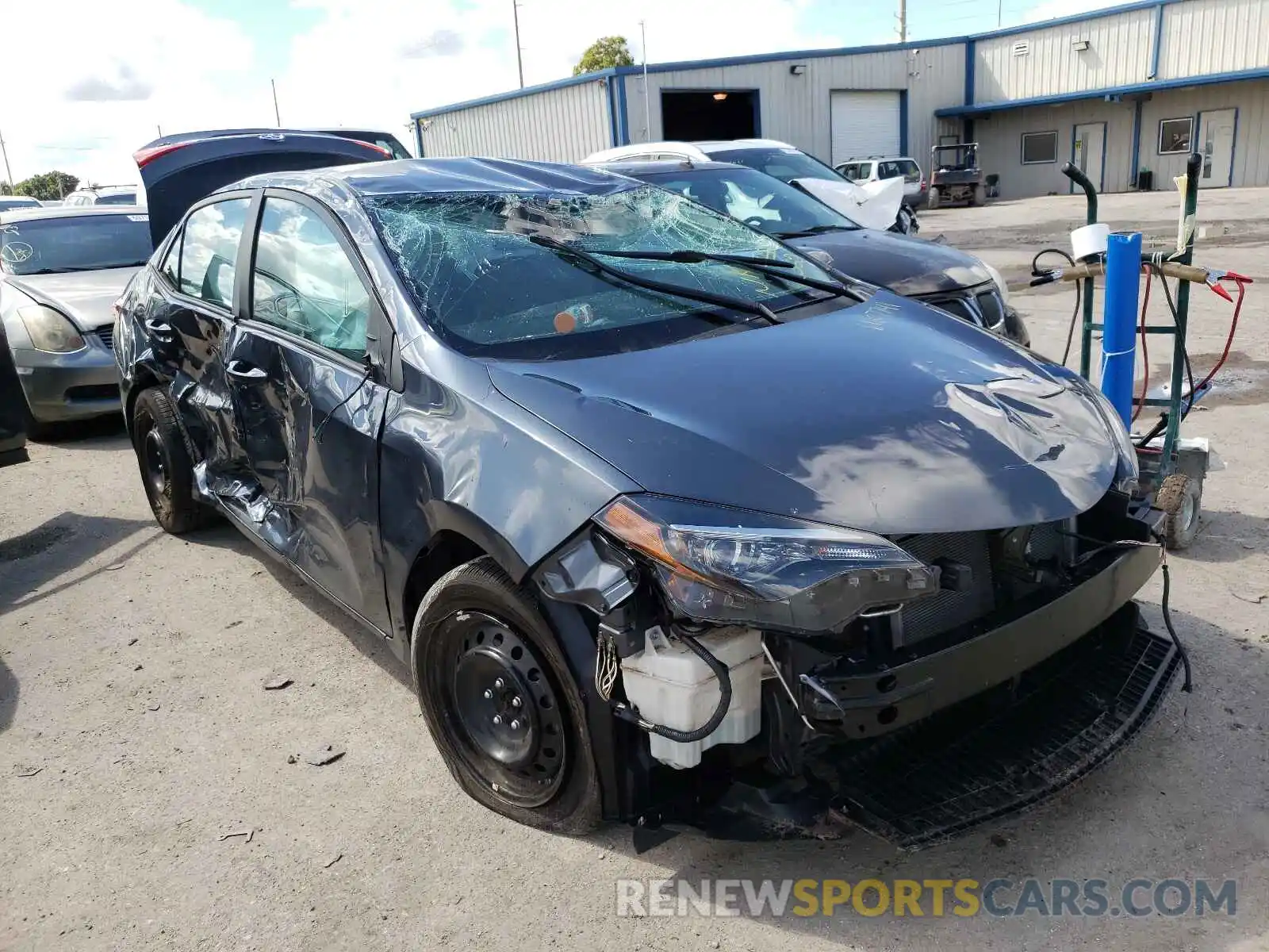 1 Photograph of a damaged car 2T1BURHE4KC151787 TOYOTA COROLLA 2019