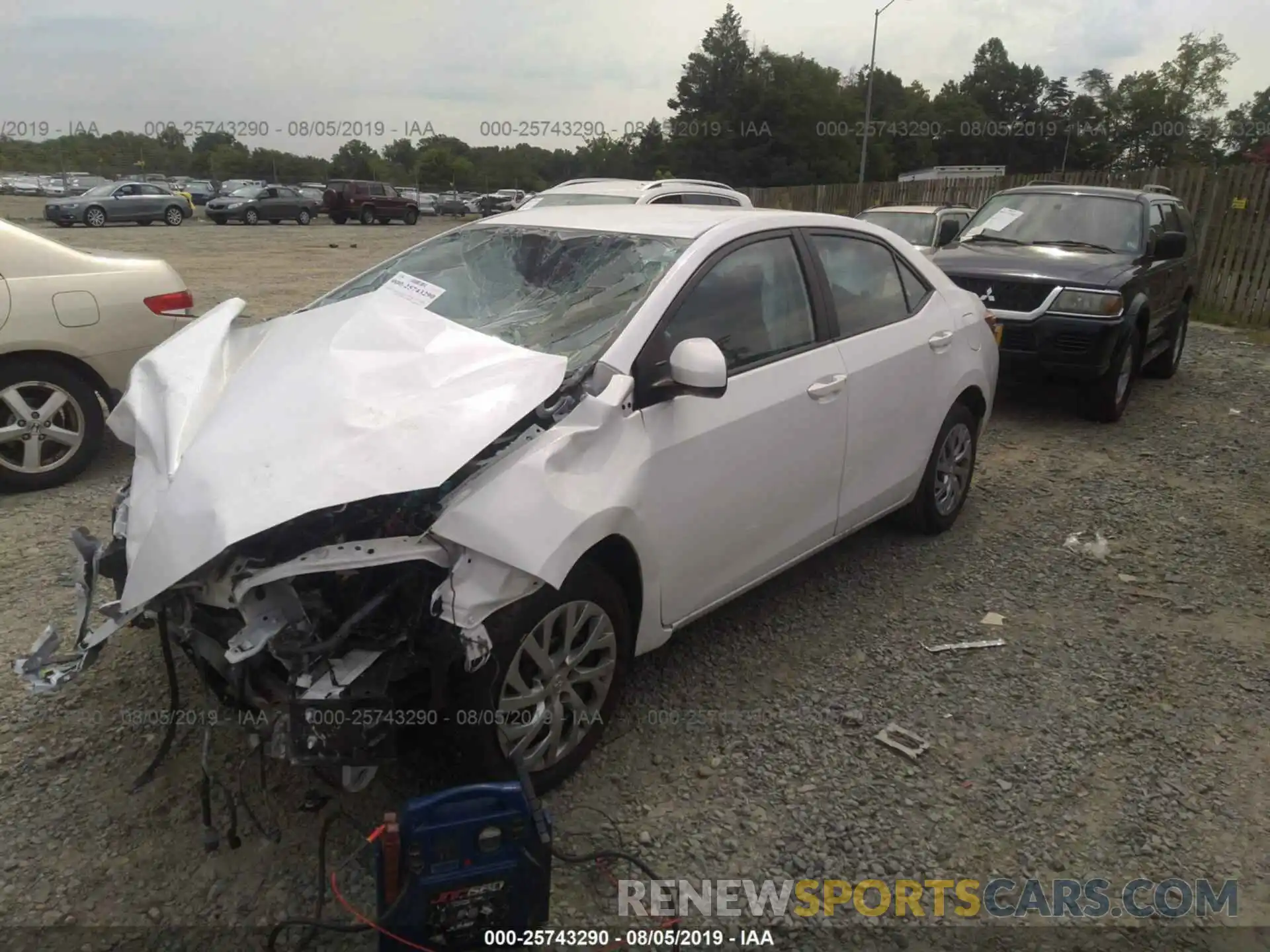 2 Photograph of a damaged car 2T1BURHE4KC152311 TOYOTA COROLLA 2019