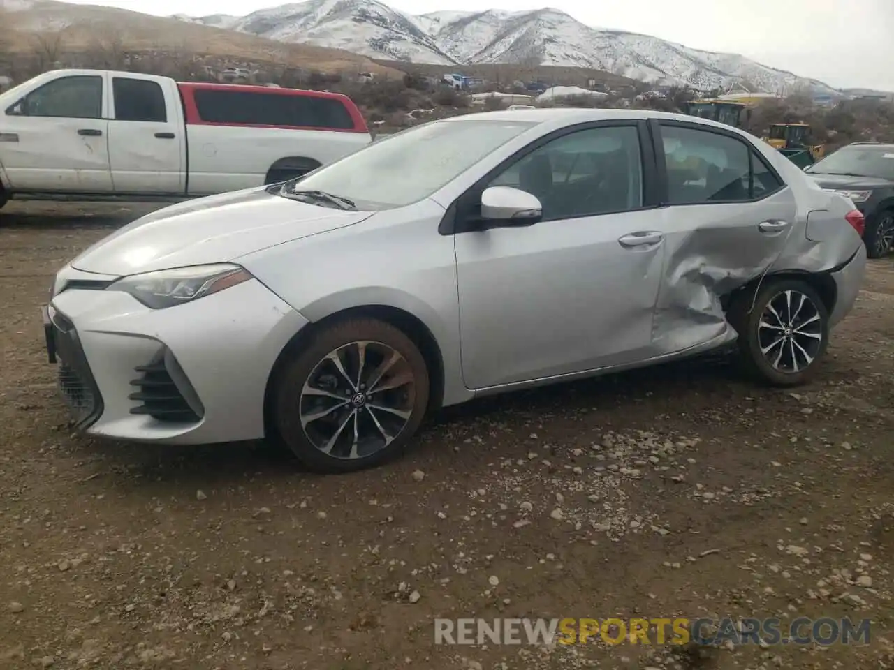 1 Photograph of a damaged car 2T1BURHE4KC152454 TOYOTA COROLLA 2019