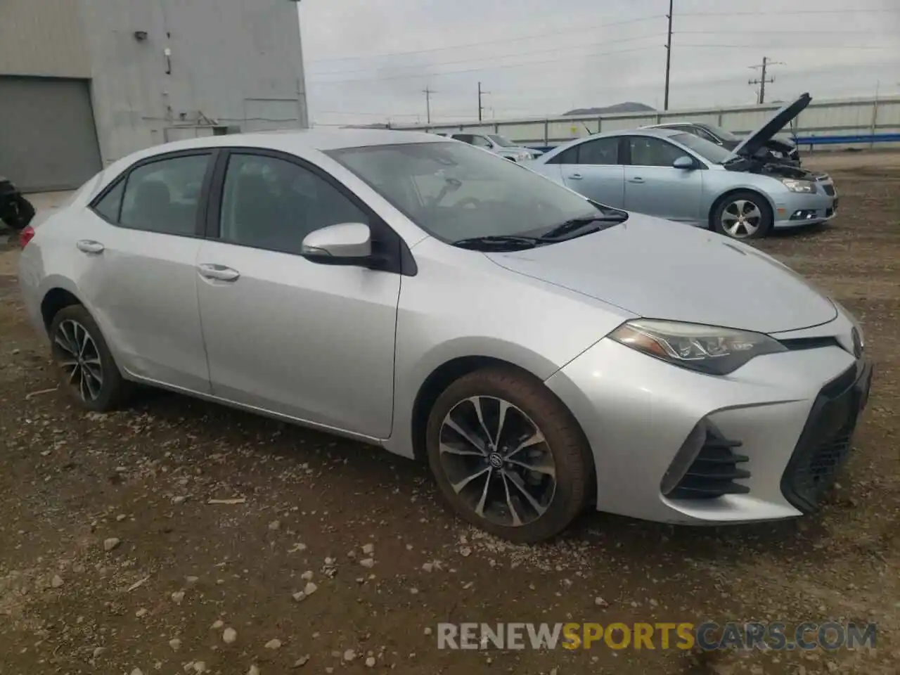 4 Photograph of a damaged car 2T1BURHE4KC152454 TOYOTA COROLLA 2019