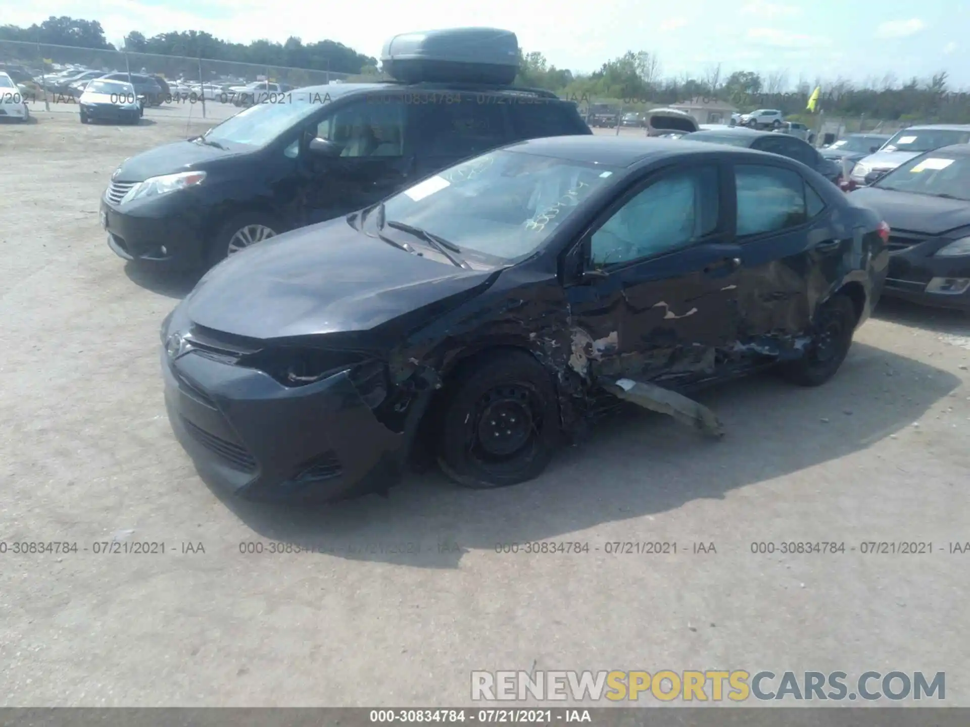 2 Photograph of a damaged car 2T1BURHE4KC152793 TOYOTA COROLLA 2019