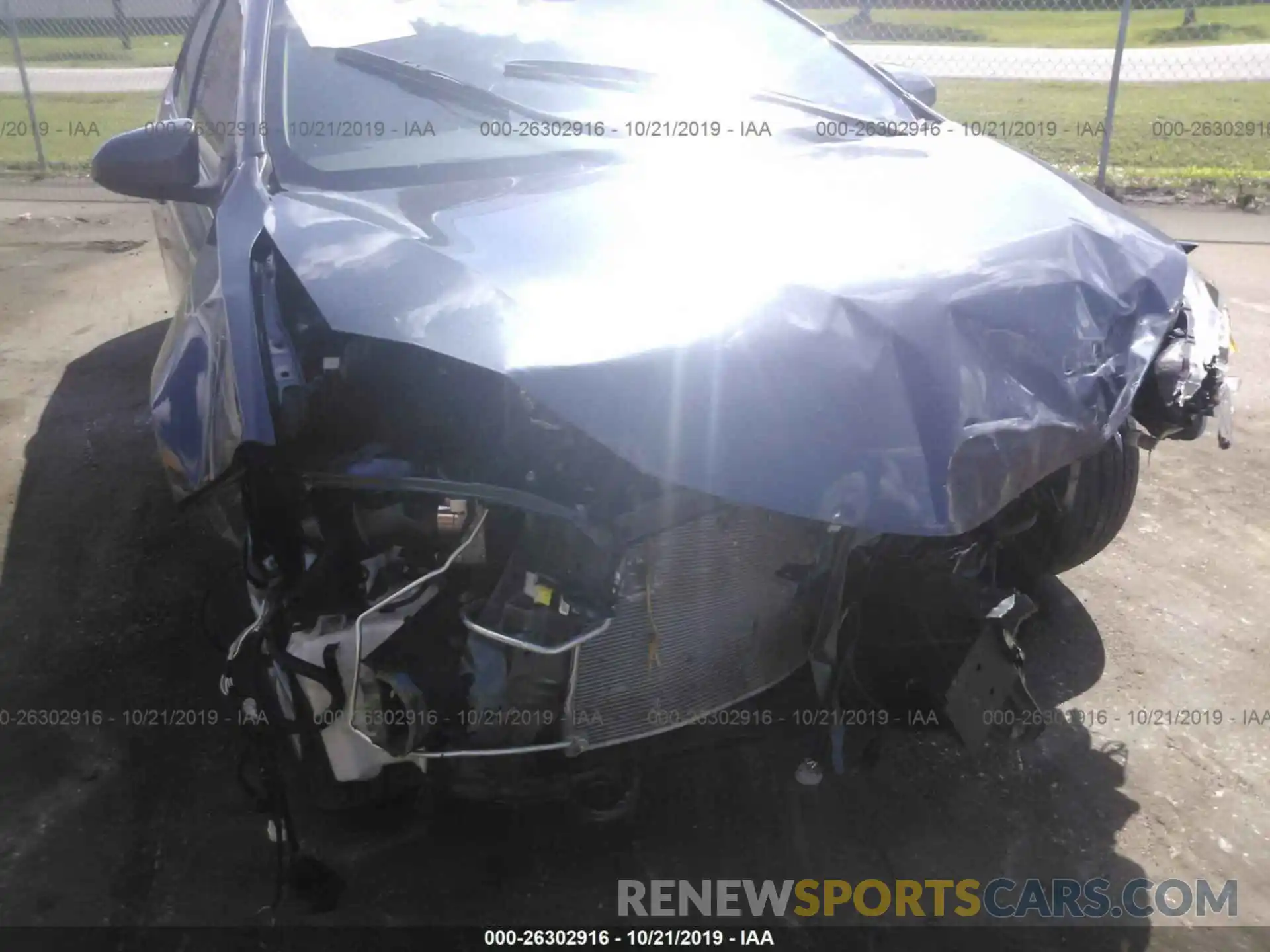 6 Photograph of a damaged car 2T1BURHE4KC153331 TOYOTA COROLLA 2019