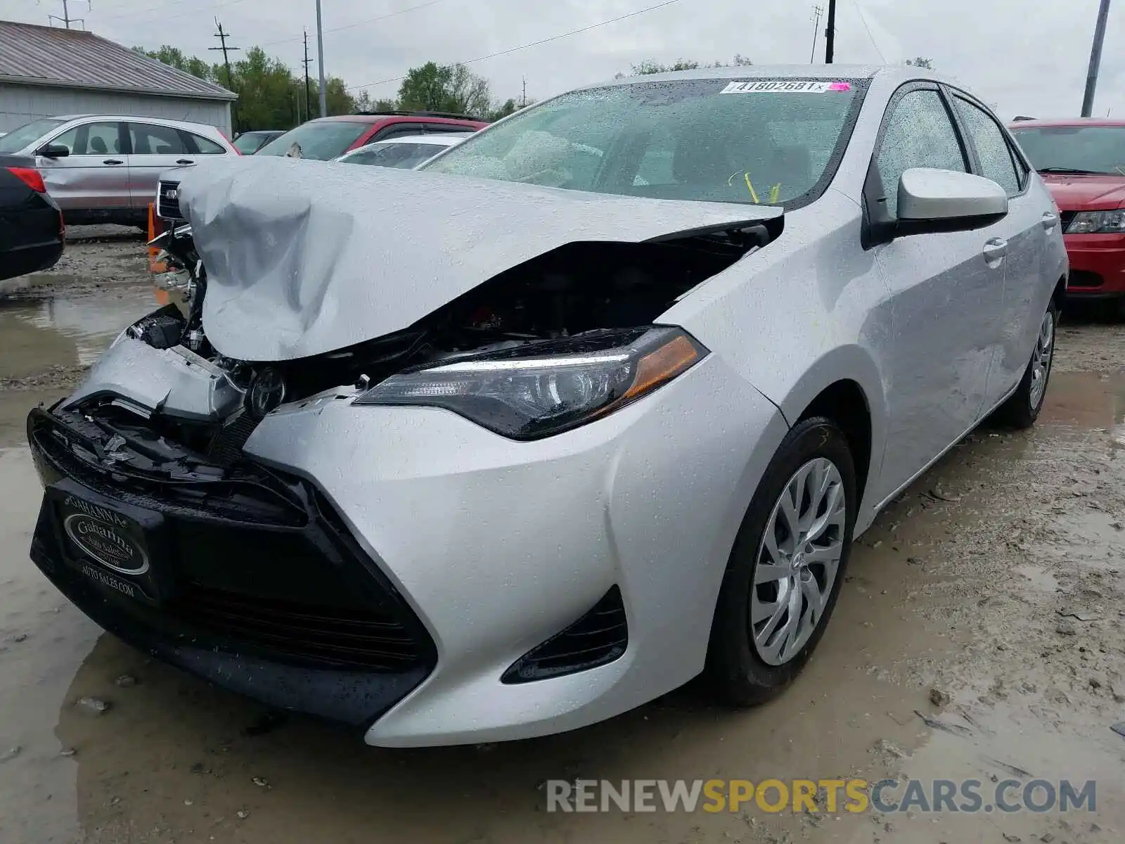 2 Photograph of a damaged car 2T1BURHE4KC153586 TOYOTA COROLLA 2019