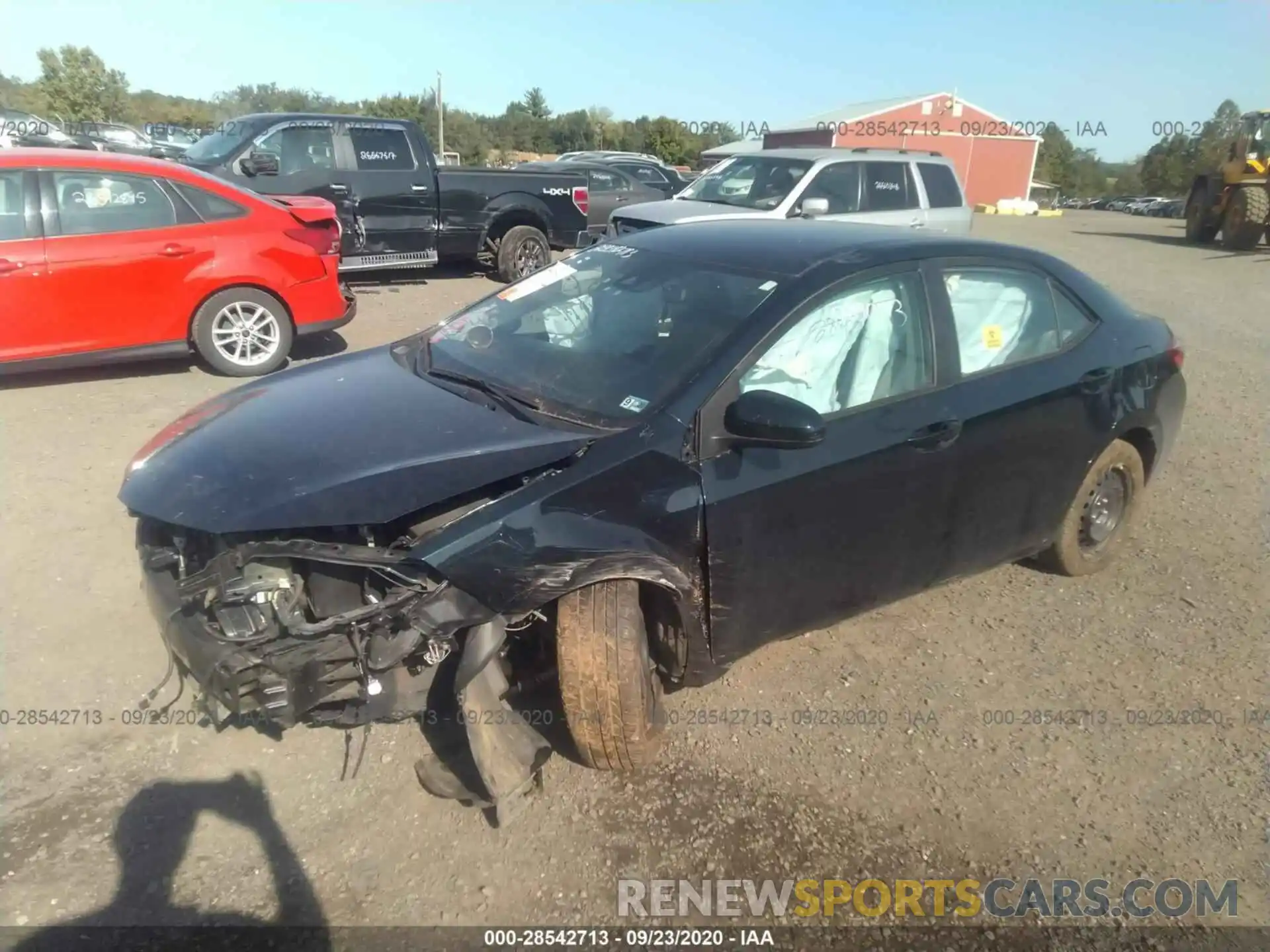 2 Photograph of a damaged car 2T1BURHE4KC153877 TOYOTA COROLLA 2019