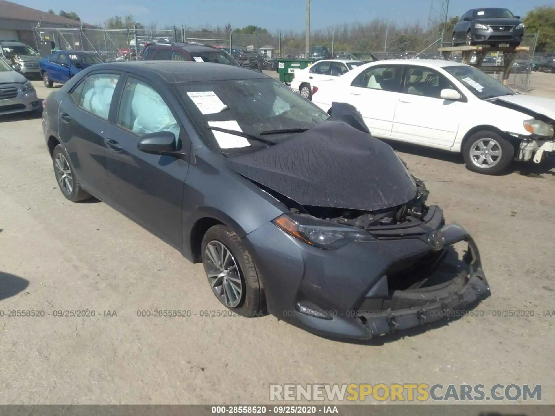 1 Photograph of a damaged car 2T1BURHE4KC154236 TOYOTA COROLLA 2019