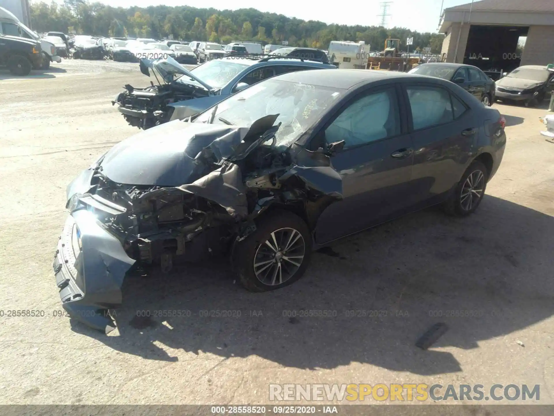 2 Photograph of a damaged car 2T1BURHE4KC154236 TOYOTA COROLLA 2019