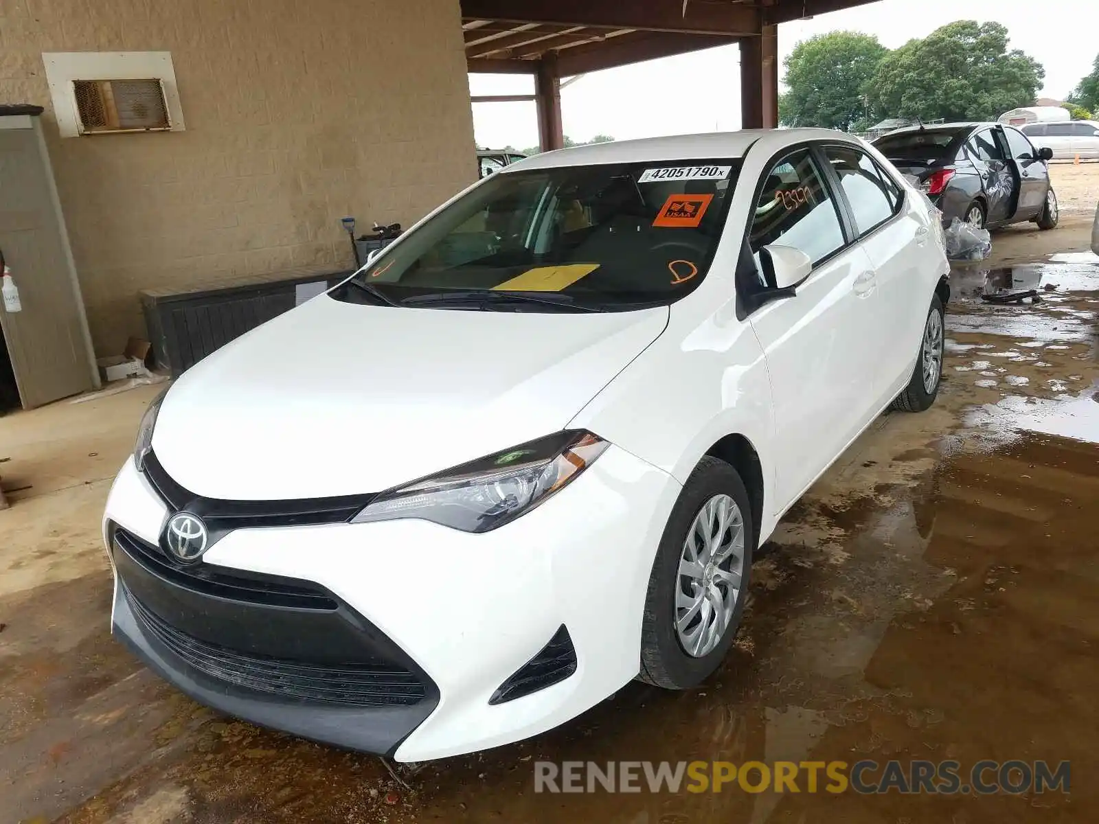 2 Photograph of a damaged car 2T1BURHE4KC154866 TOYOTA COROLLA 2019