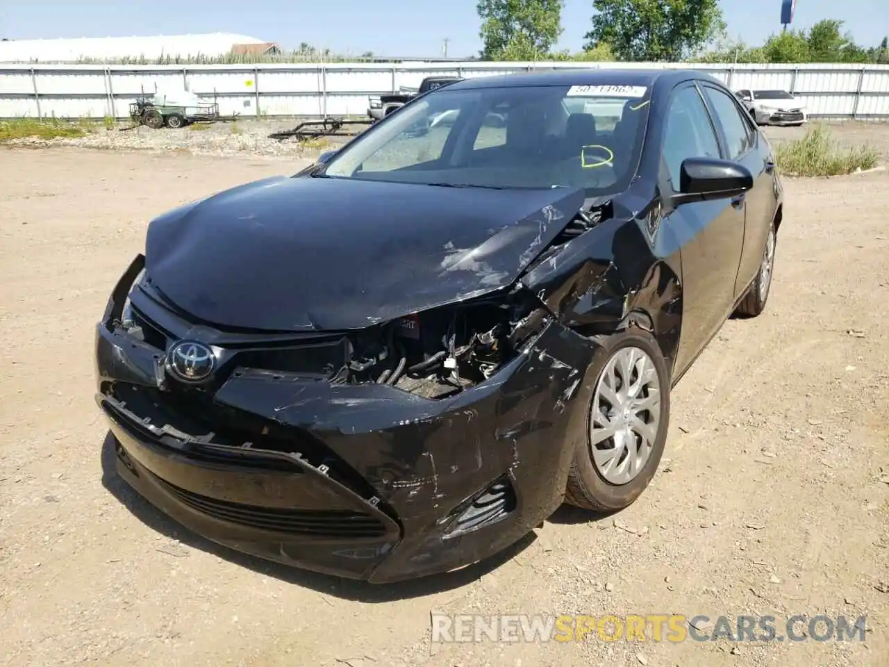 9 Photograph of a damaged car 2T1BURHE4KC155337 TOYOTA COROLLA 2019