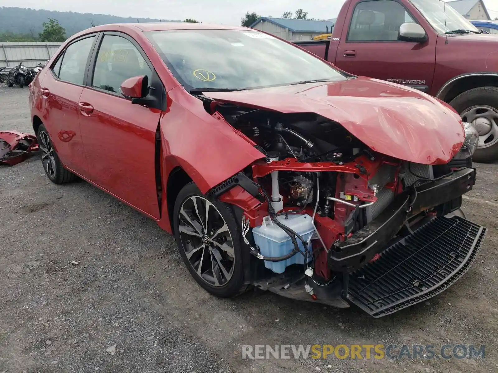 1 Photograph of a damaged car 2T1BURHE4KC155774 TOYOTA COROLLA 2019