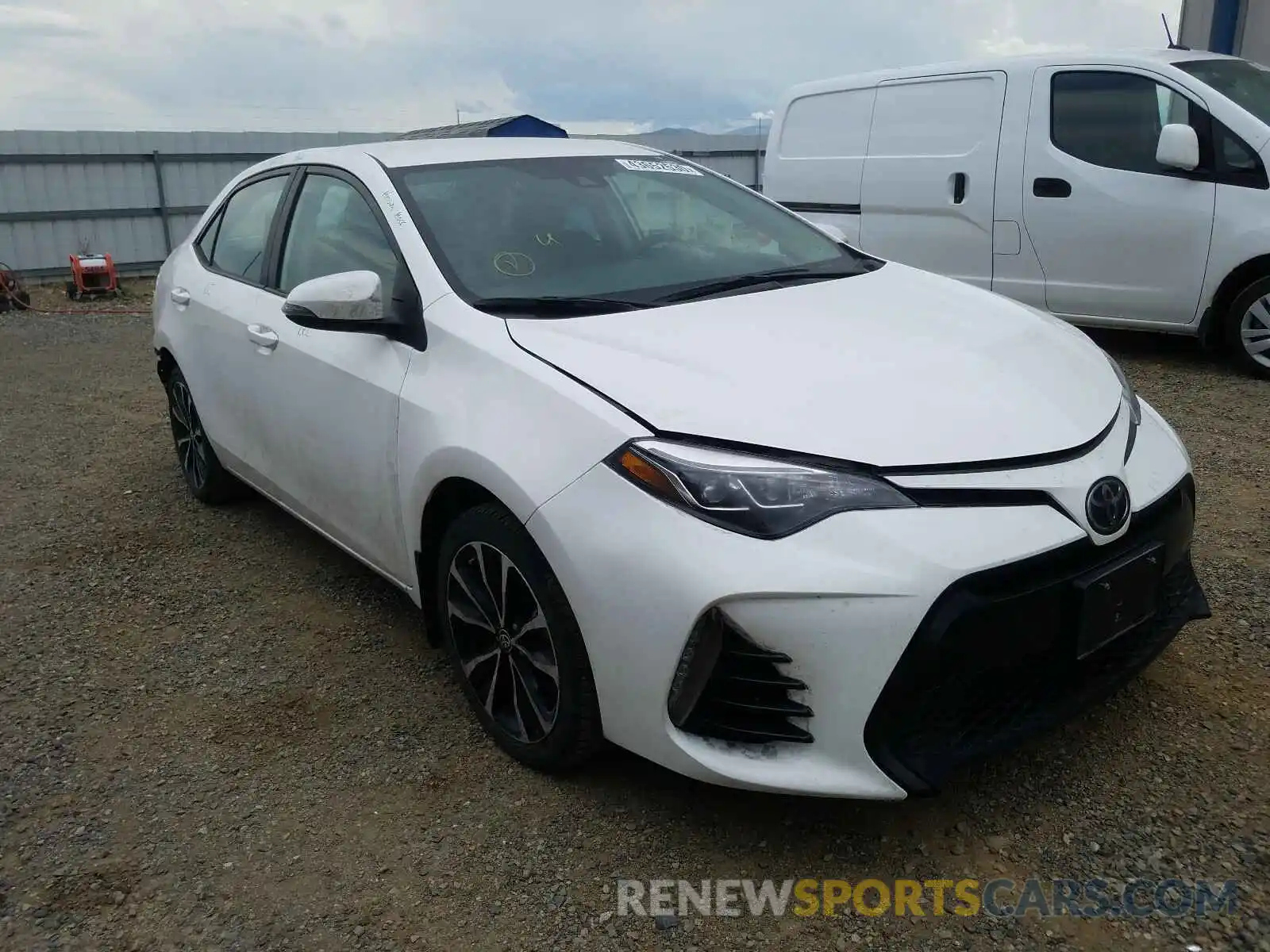 1 Photograph of a damaged car 2T1BURHE4KC156049 TOYOTA COROLLA 2019