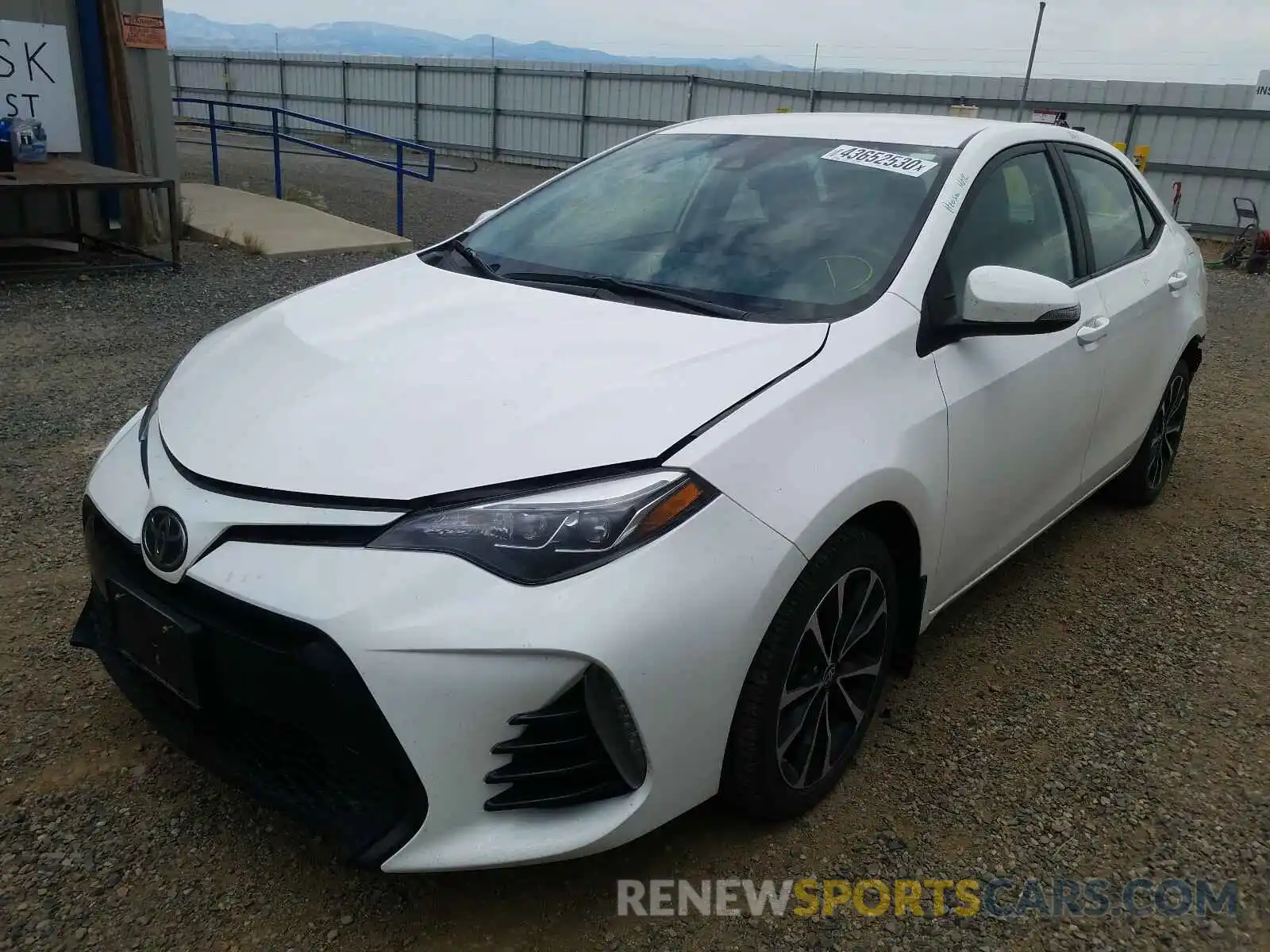 2 Photograph of a damaged car 2T1BURHE4KC156049 TOYOTA COROLLA 2019