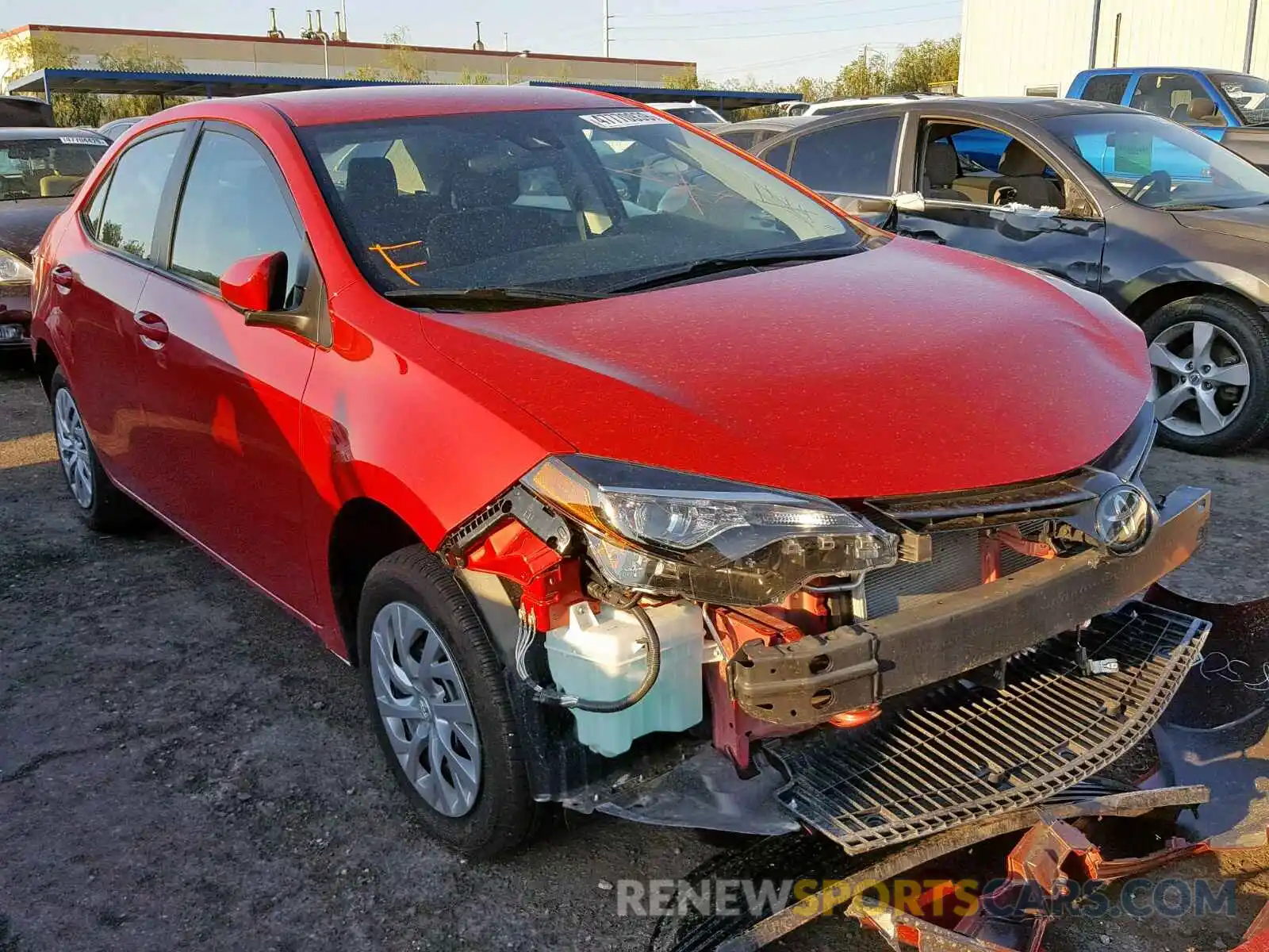 1 Photograph of a damaged car 2T1BURHE4KC156360 TOYOTA COROLLA 2019