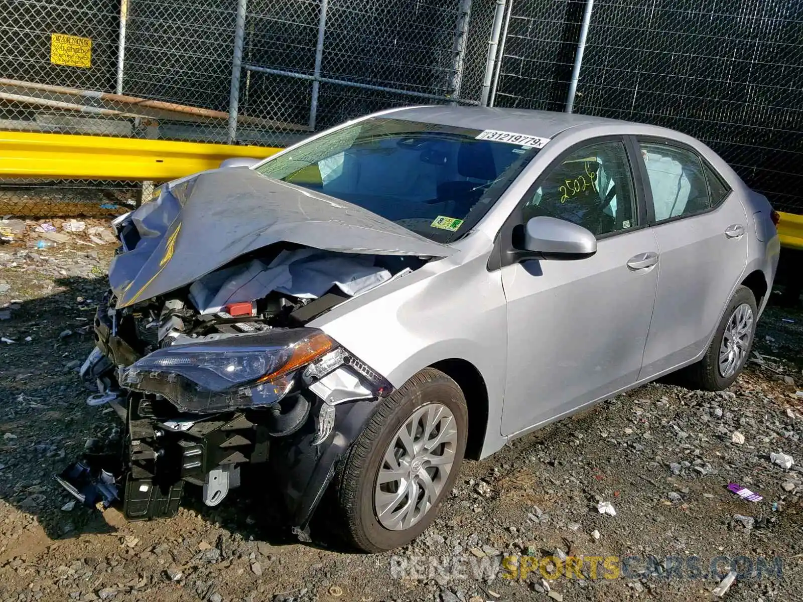 2 Photograph of a damaged car 2T1BURHE4KC156519 TOYOTA COROLLA 2019