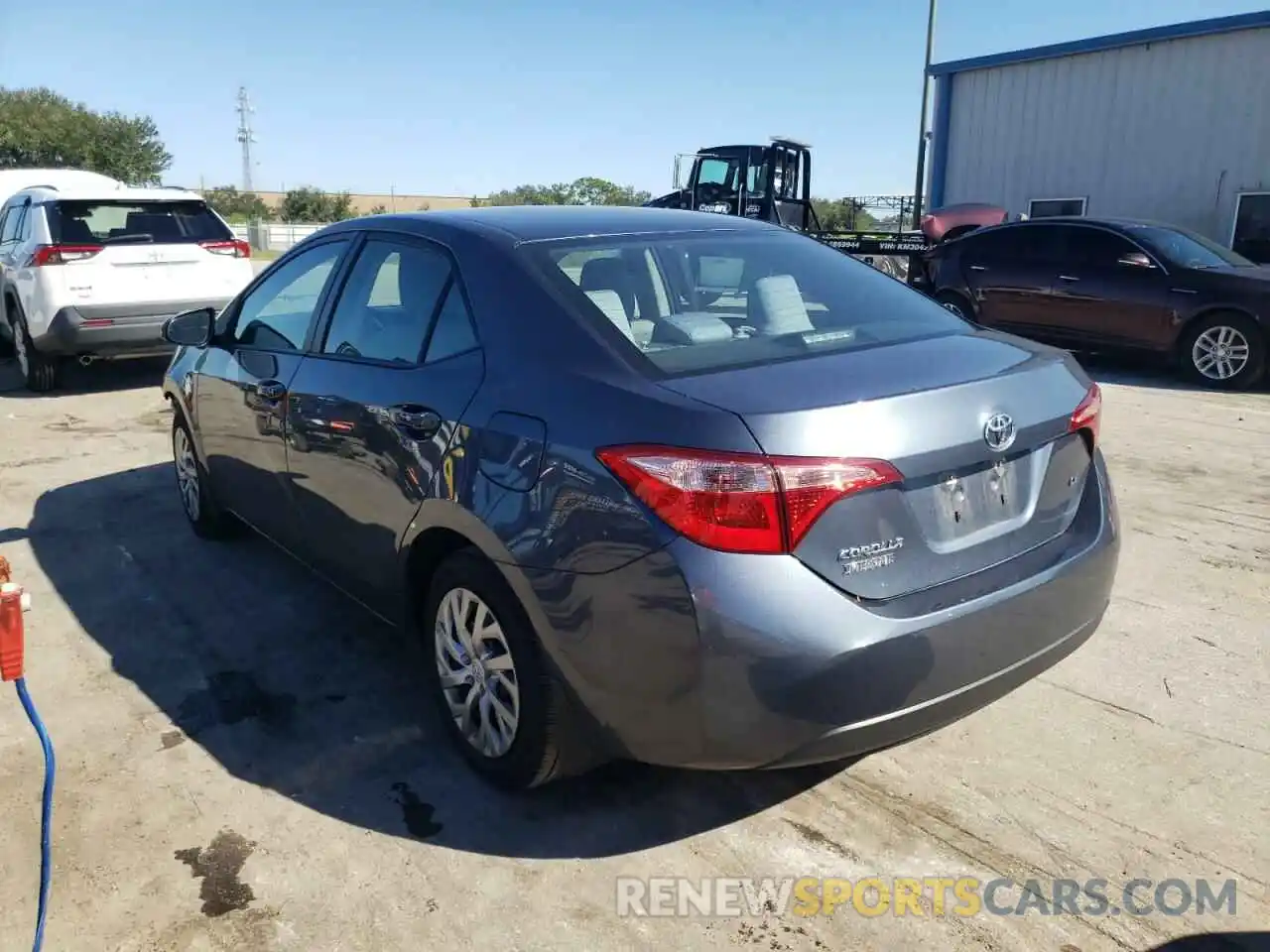 3 Photograph of a damaged car 2T1BURHE4KC157167 TOYOTA COROLLA 2019