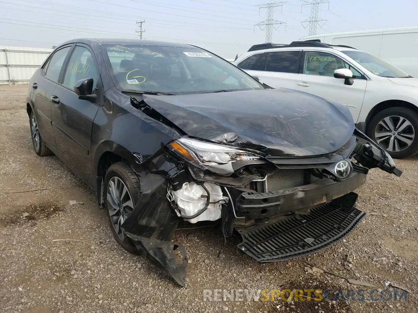 1 Photograph of a damaged car 2T1BURHE4KC157248 TOYOTA COROLLA 2019