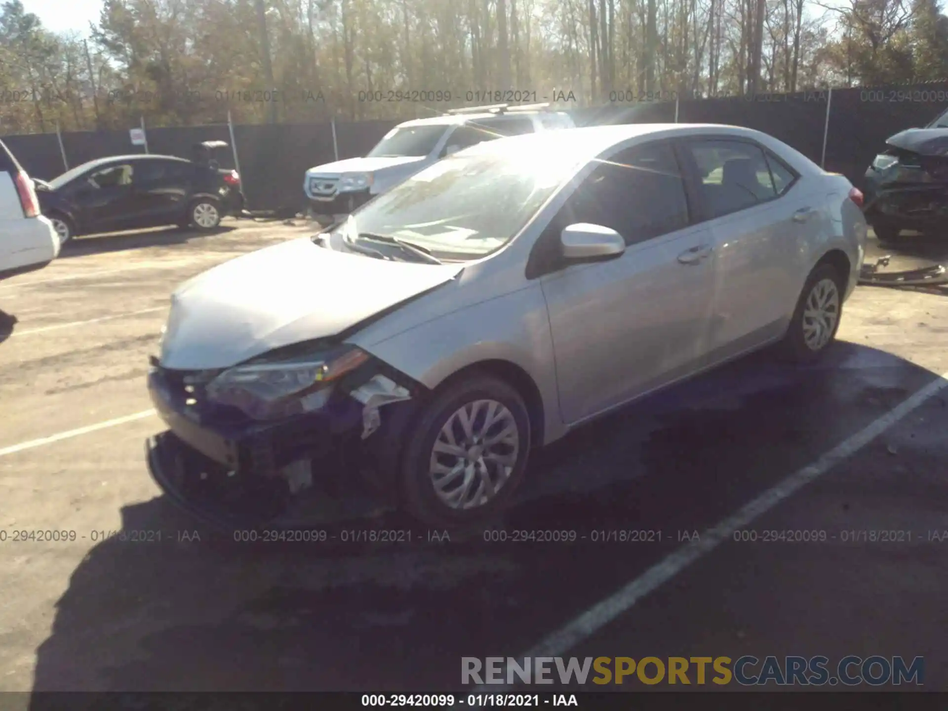 2 Photograph of a damaged car 2T1BURHE4KC157511 TOYOTA COROLLA 2019