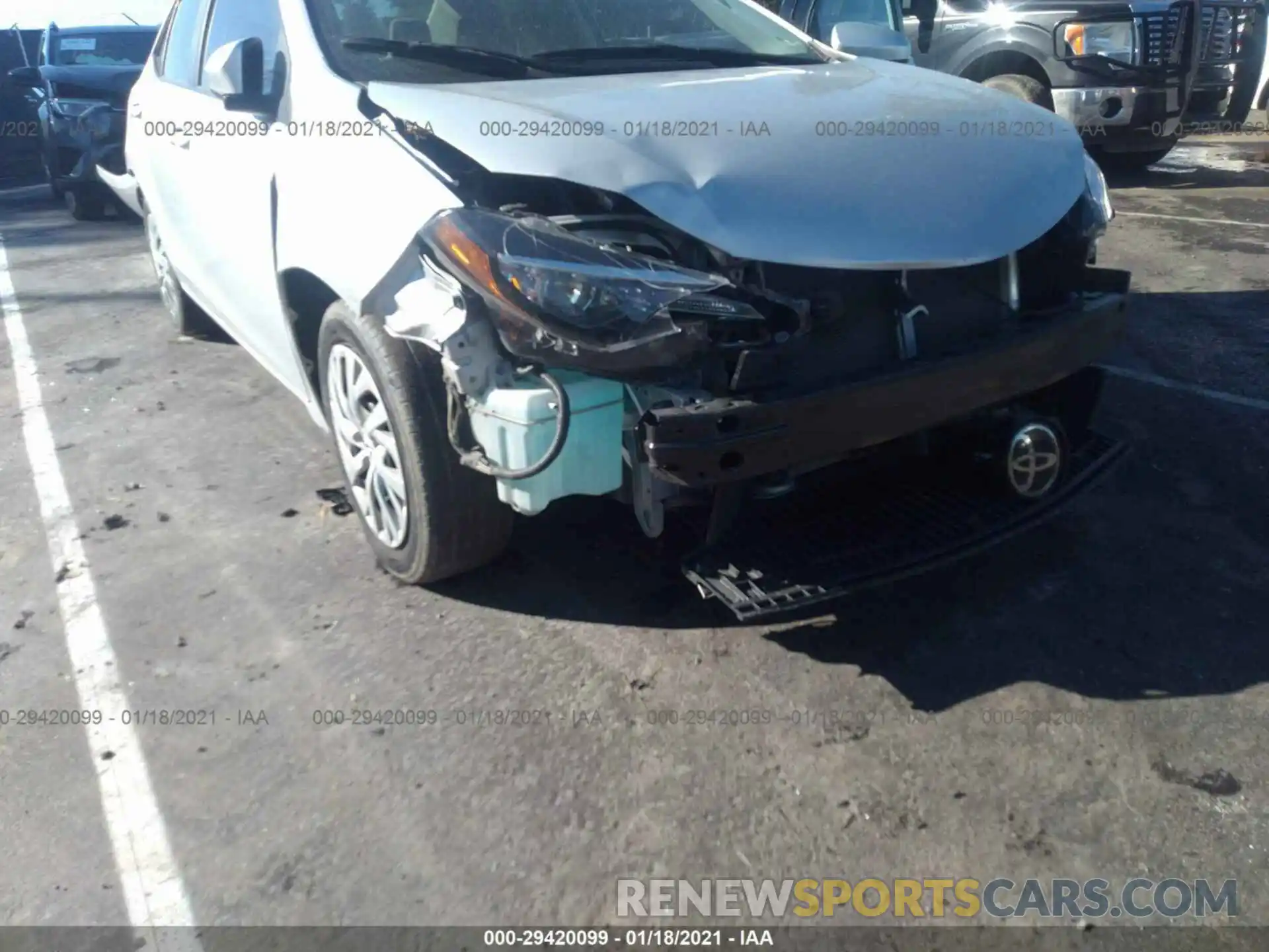 6 Photograph of a damaged car 2T1BURHE4KC157511 TOYOTA COROLLA 2019