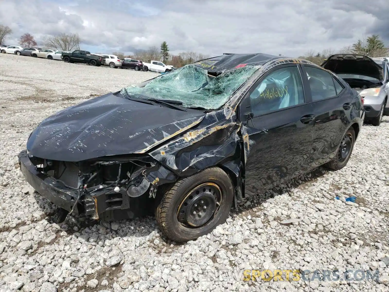 2 Photograph of a damaged car 2T1BURHE4KC157699 TOYOTA COROLLA 2019