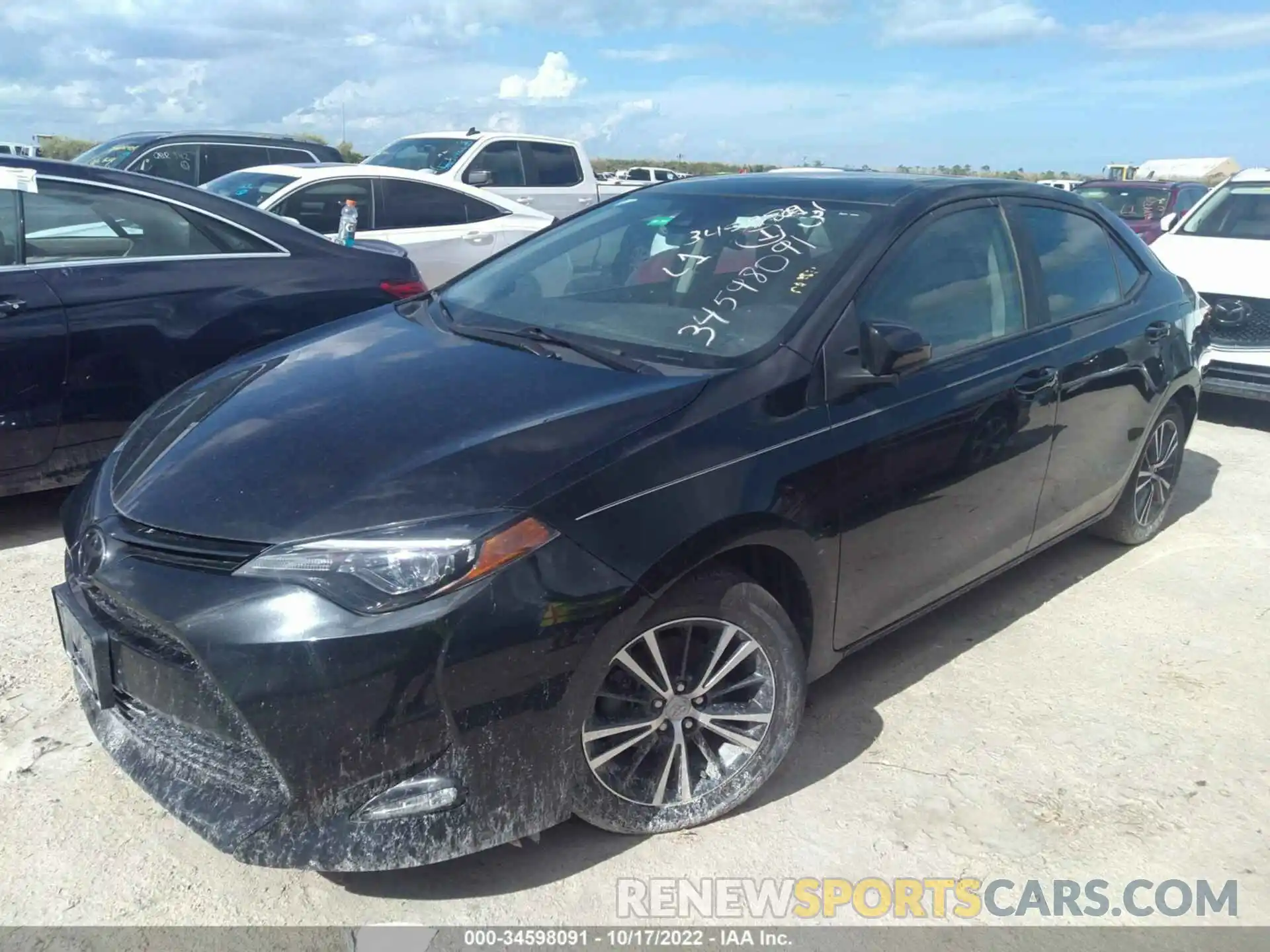 2 Photograph of a damaged car 2T1BURHE4KC158206 TOYOTA COROLLA 2019