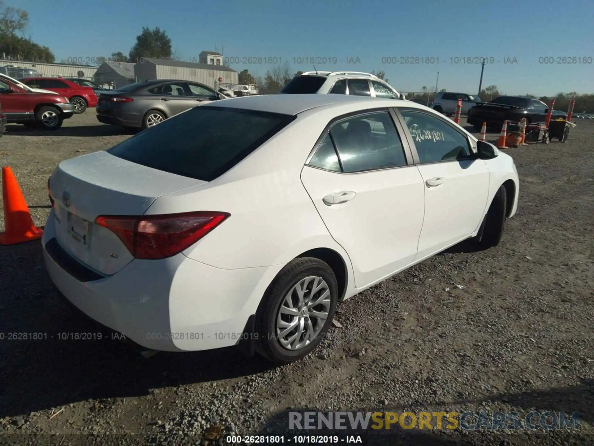 4 Photograph of a damaged car 2T1BURHE4KC158383 TOYOTA COROLLA 2019